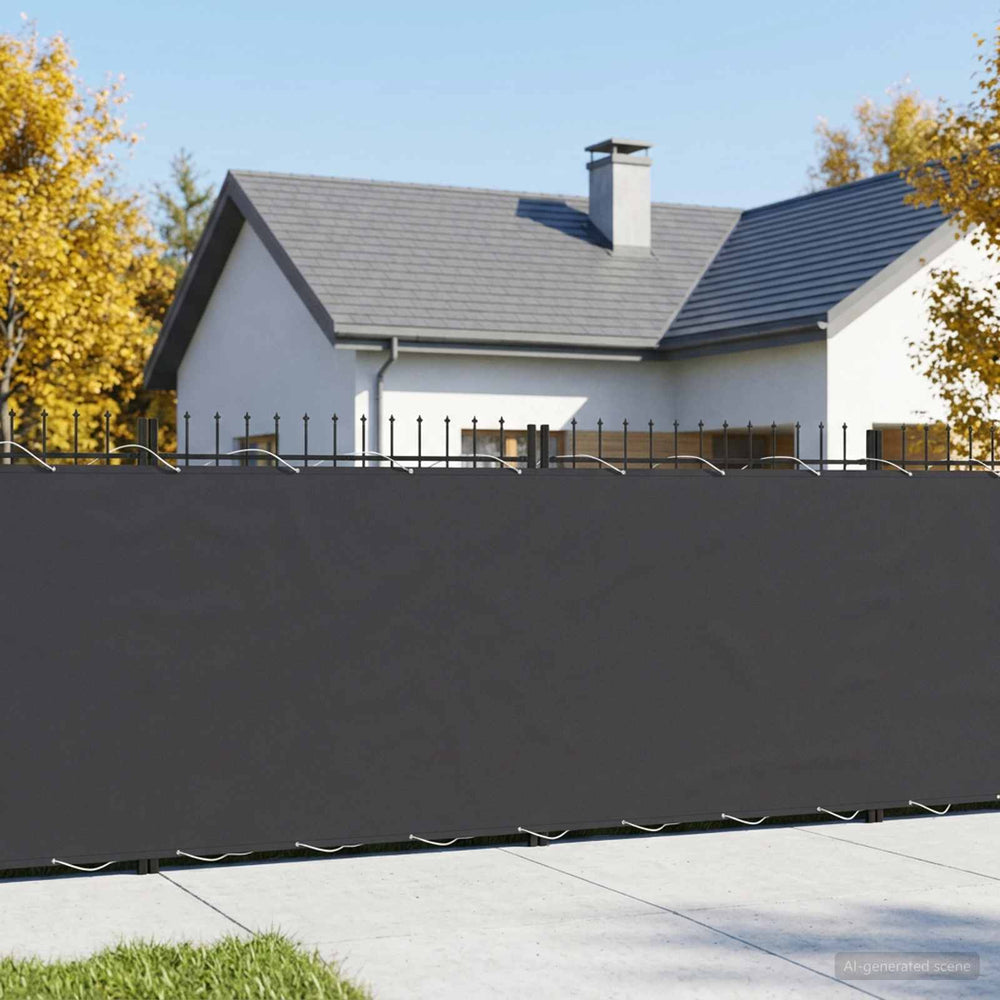 Balkono privatumo ekranas 200 x 600 cm Audinys su PU danga