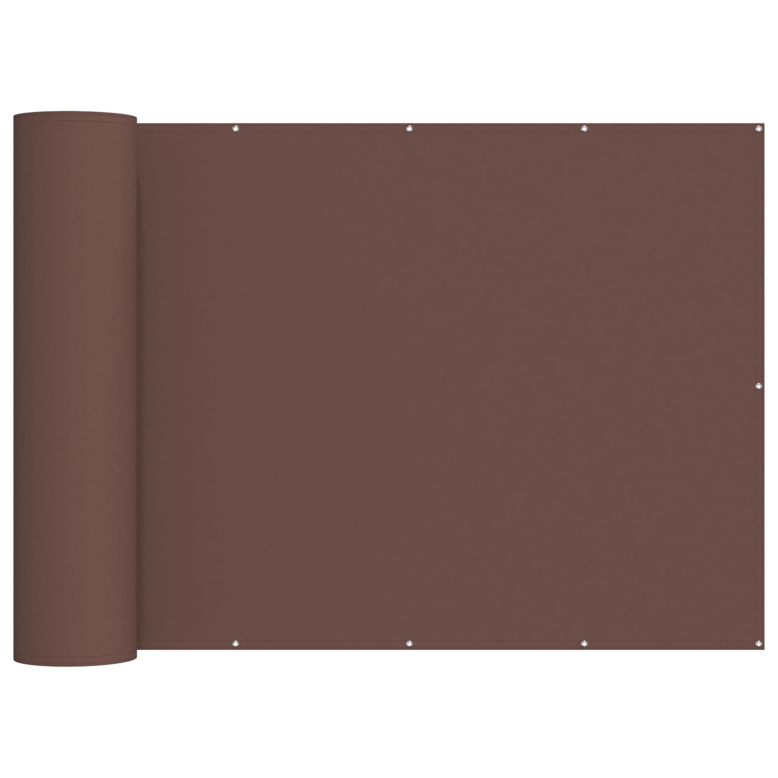 Balkono privatumo ekranas 150 x 500 cm Audinys su PU danga Ruda