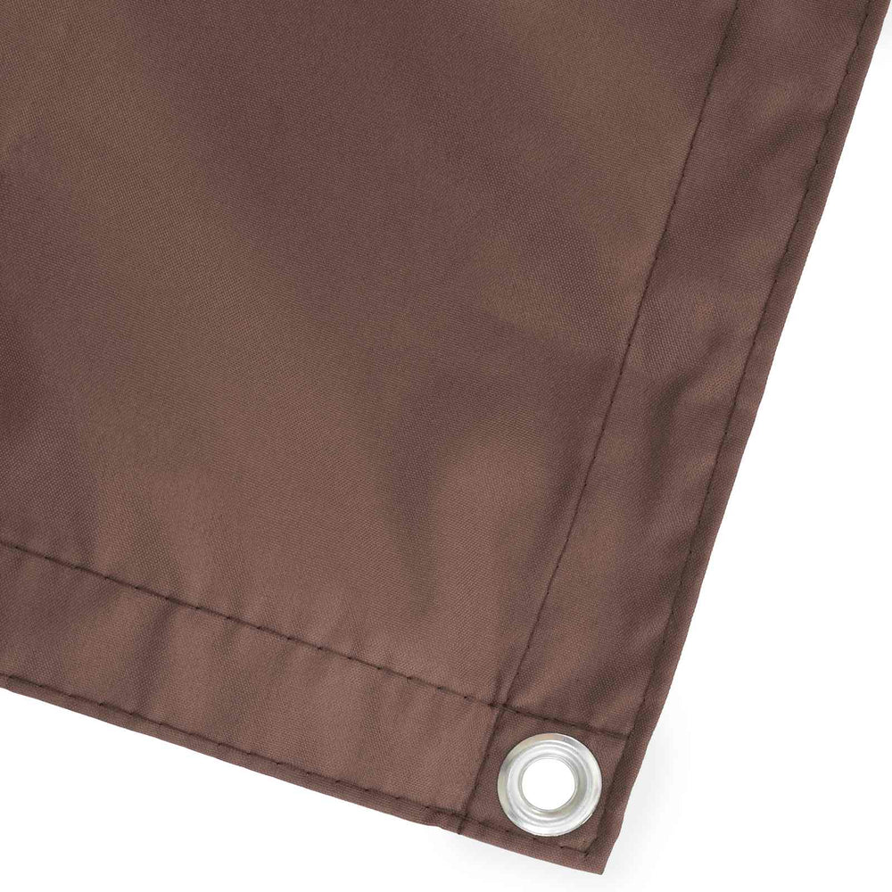 Balkono privatumo ekranas 150 x 800 cm Audinys su PU danga Ruda