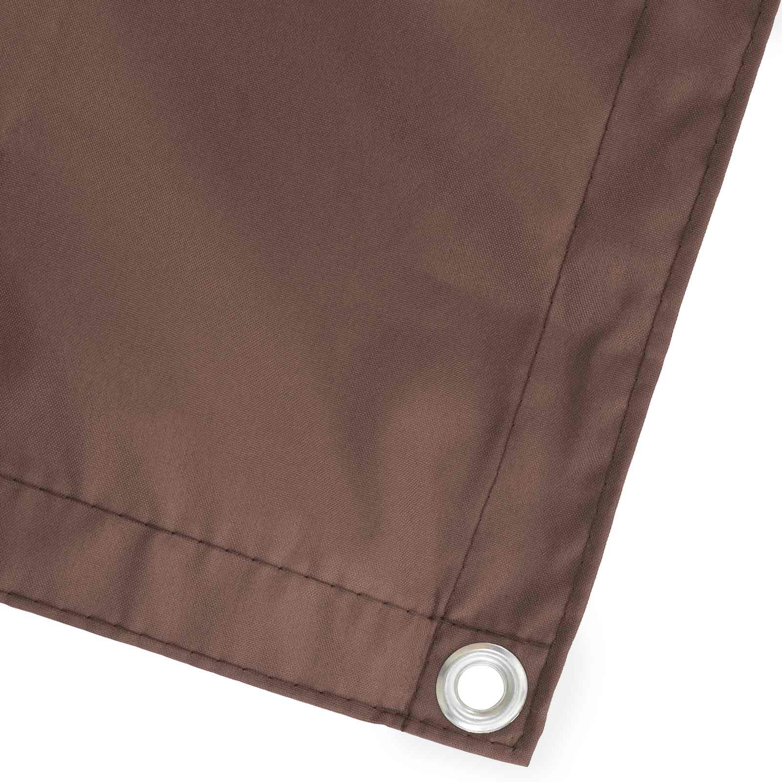 Balkono privatumo ekranas 180 x 500 cm Audinys su PU danga Ruda