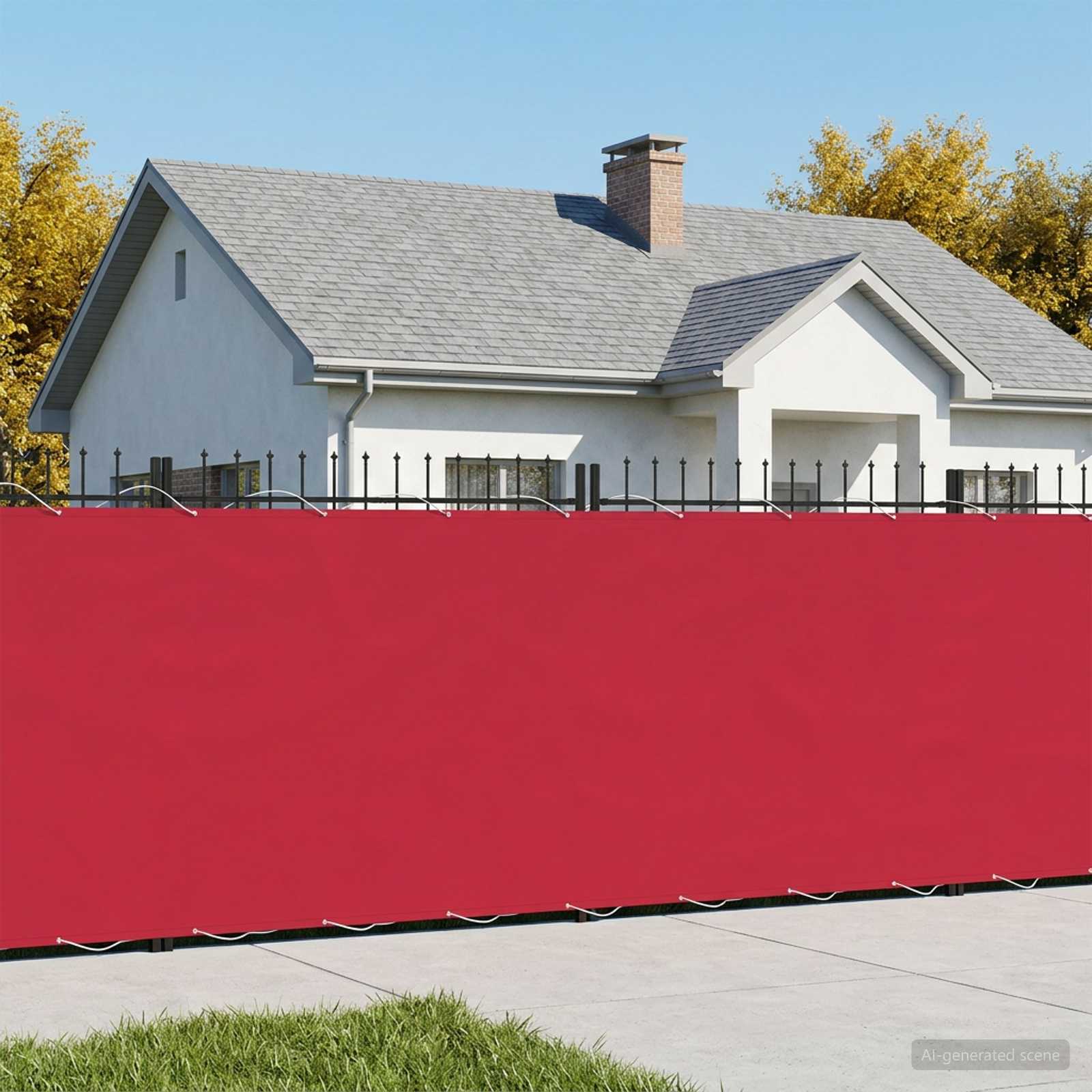 Balkono privatumo ekranas 150 x 500 cm Audinys su PU danga