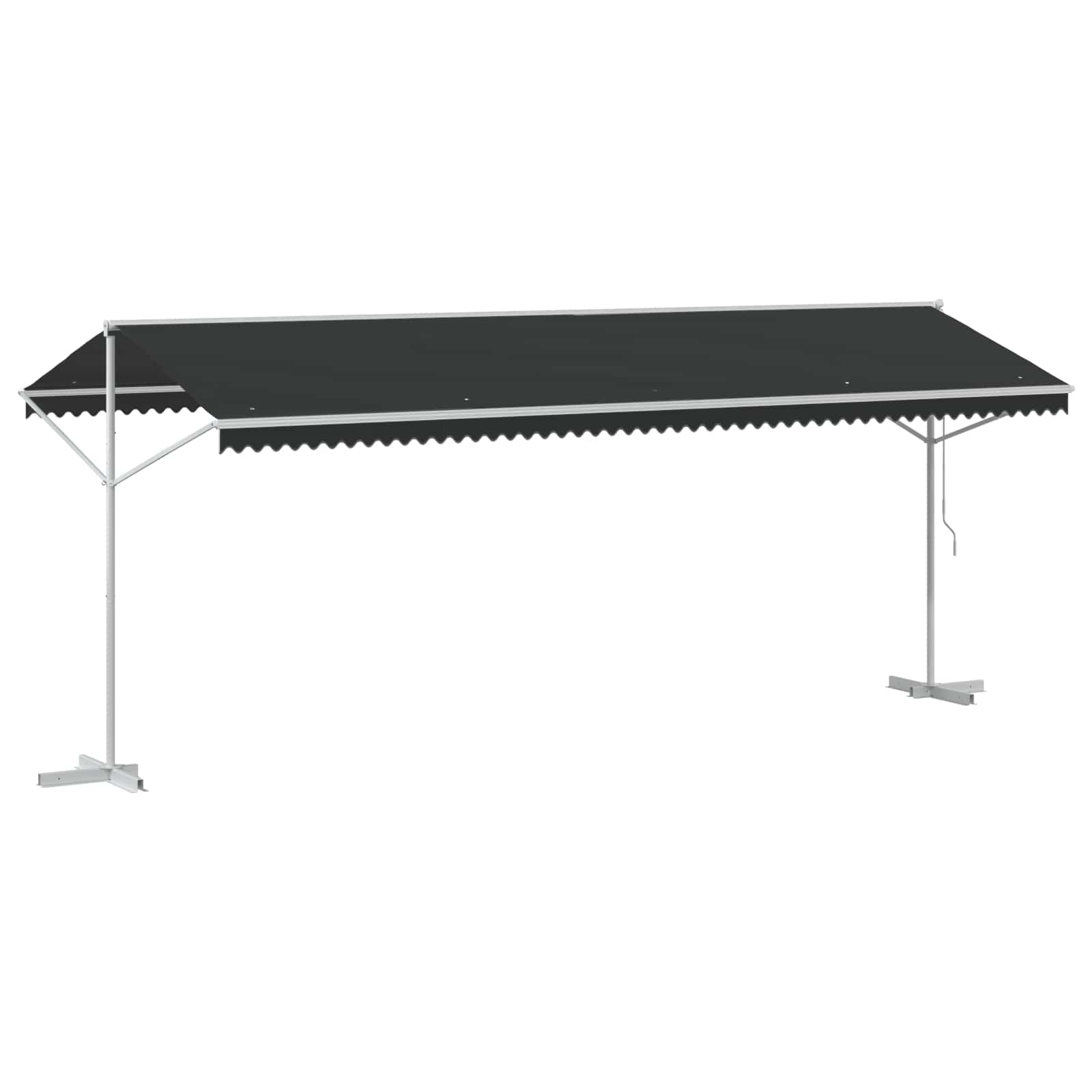 Atvira markizė Antracito 6 x 3 m Poliesteris