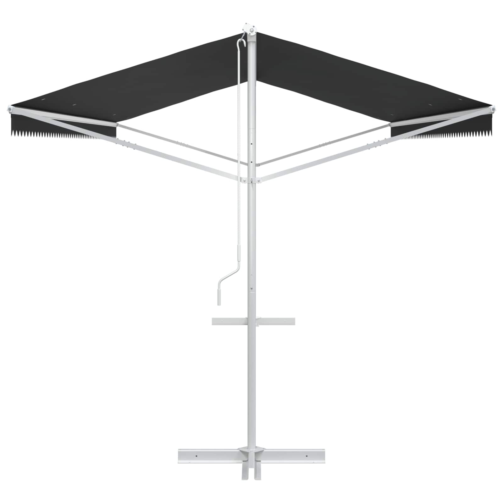 Atvira markizė Antracito 6 x 3 m Poliesteris