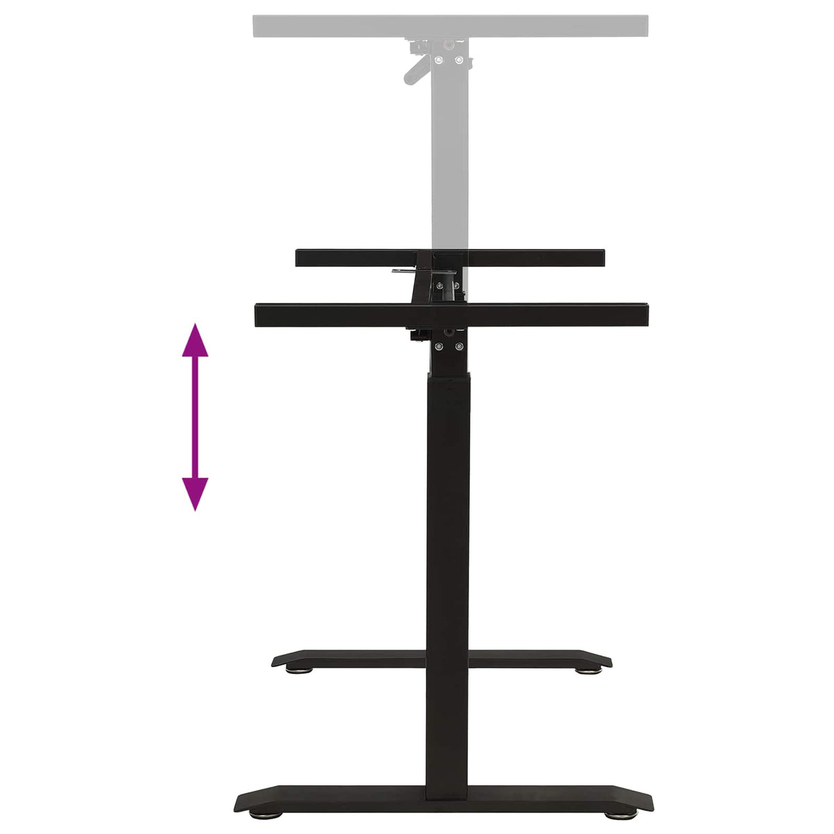 Stalas Juoda ir Tamsiai Ruda 120 x 60 cm Kietas ąžuolo medis