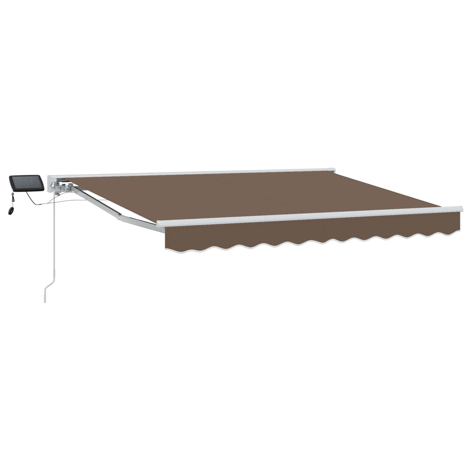 Rankinis markizės rėmas su LED Taupe 2,5 x 2 m