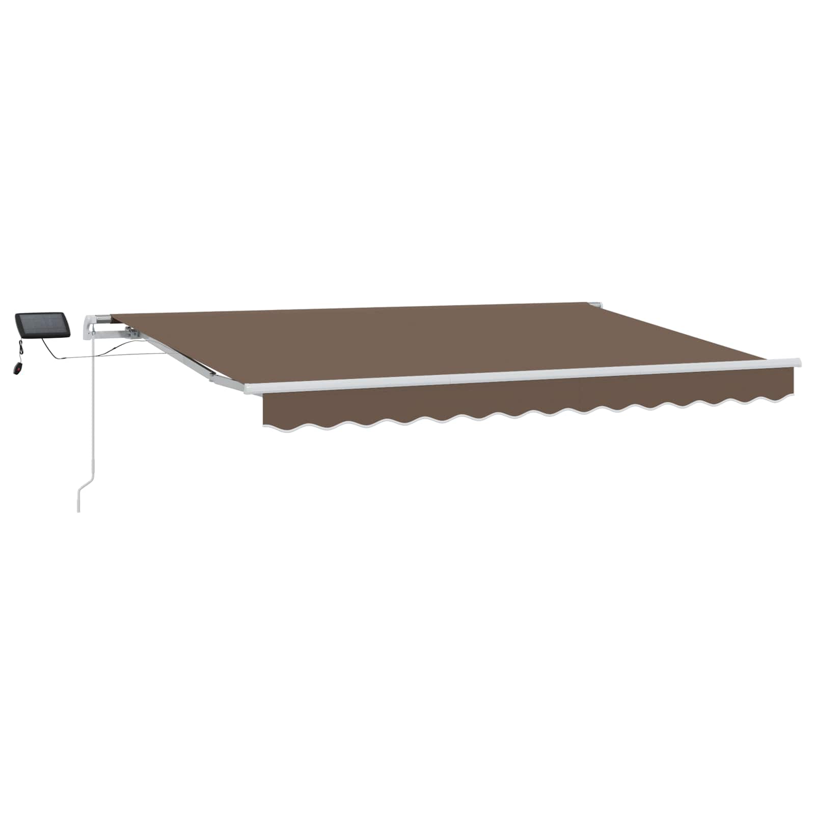 Ištraukiama markizė Taupe 350 x 250 cm Audinys ir aliuminis