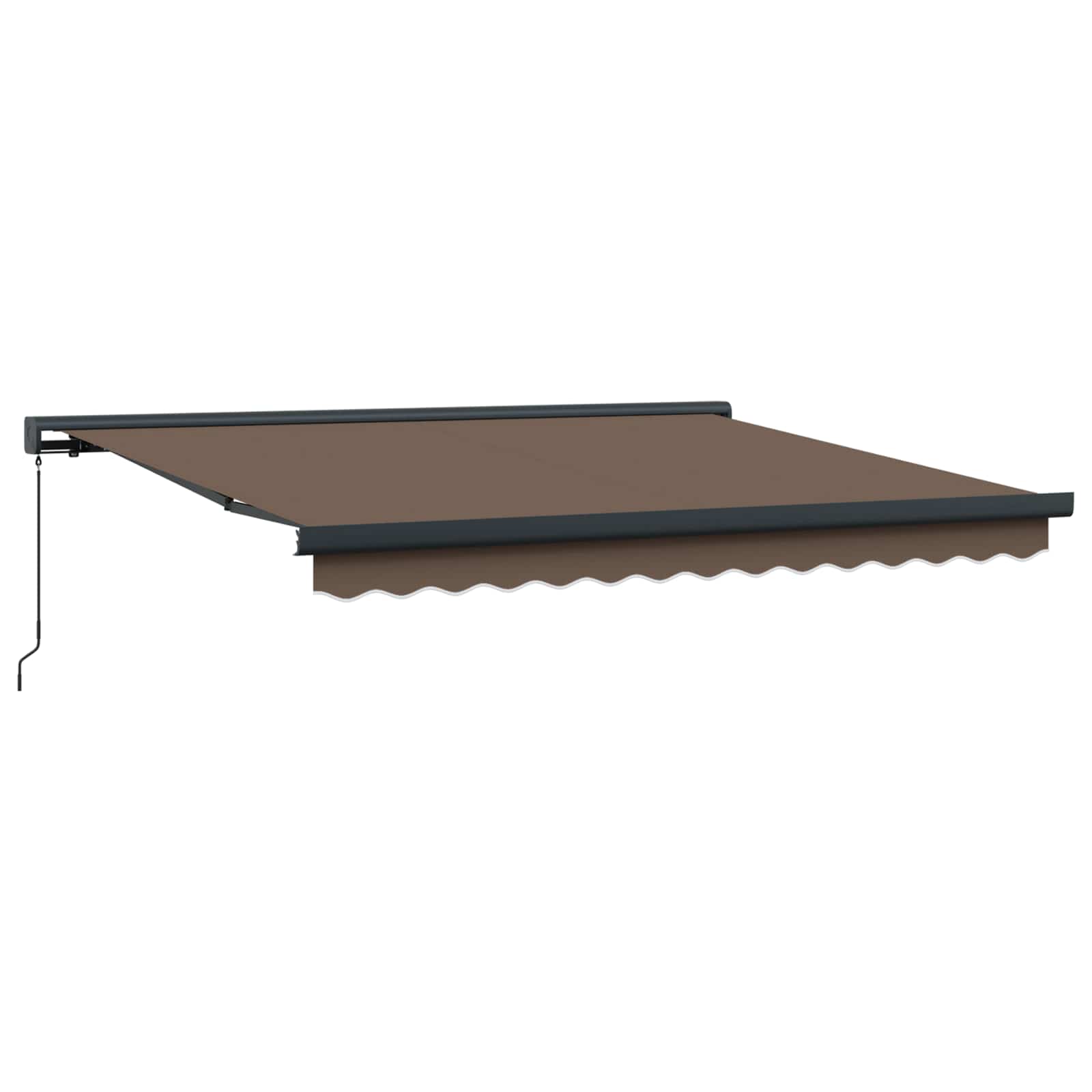 Ištraukiama markizė Taupe 350 x 250 cm Audinys ir aliuminis