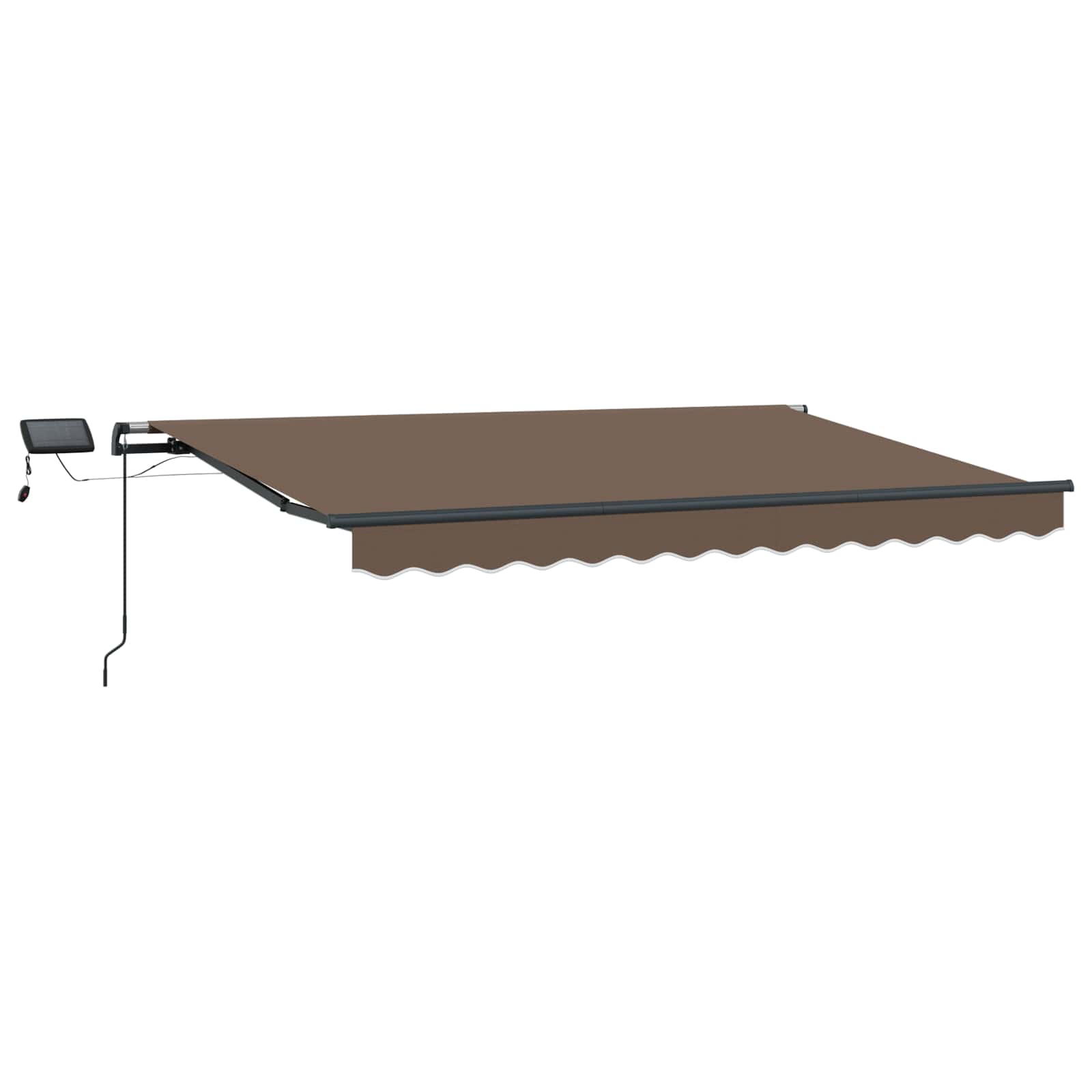 Ištraukiama markizė Taupe 400 × 300 cm Audinys ir aliuminis