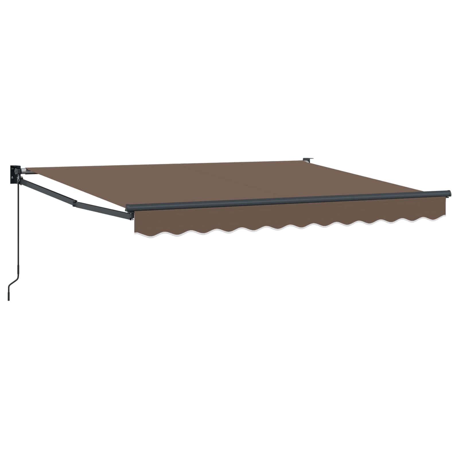Ištraukiama markizė Taupe 4 × 3 m 100% Poliesteris ir Aliuminis