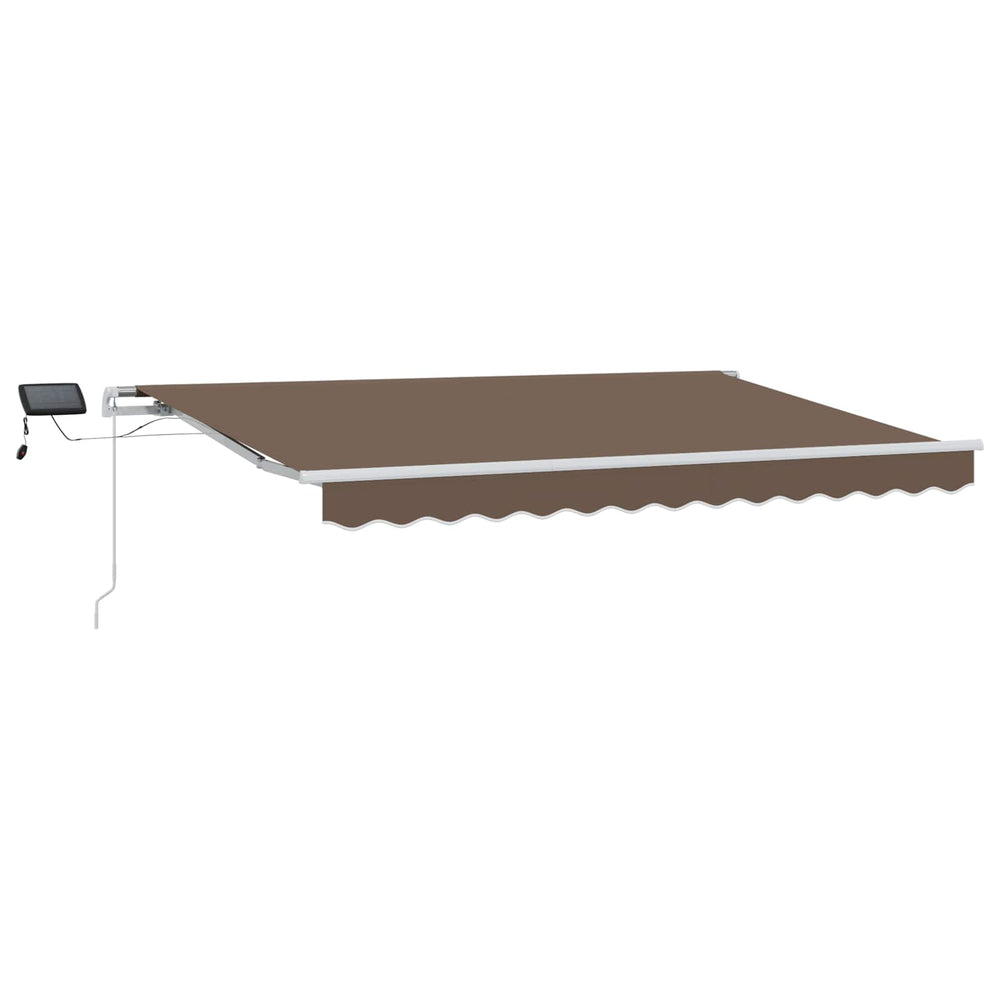 Ištraukiama markizė Taupe 450 × 350 cm Audinys ir aliuminis