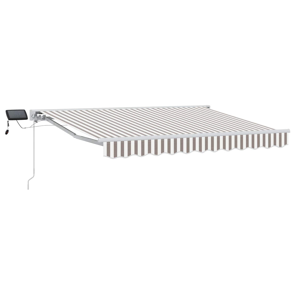 Rankinis markizės rėmas su LED 5 × 3,5 m