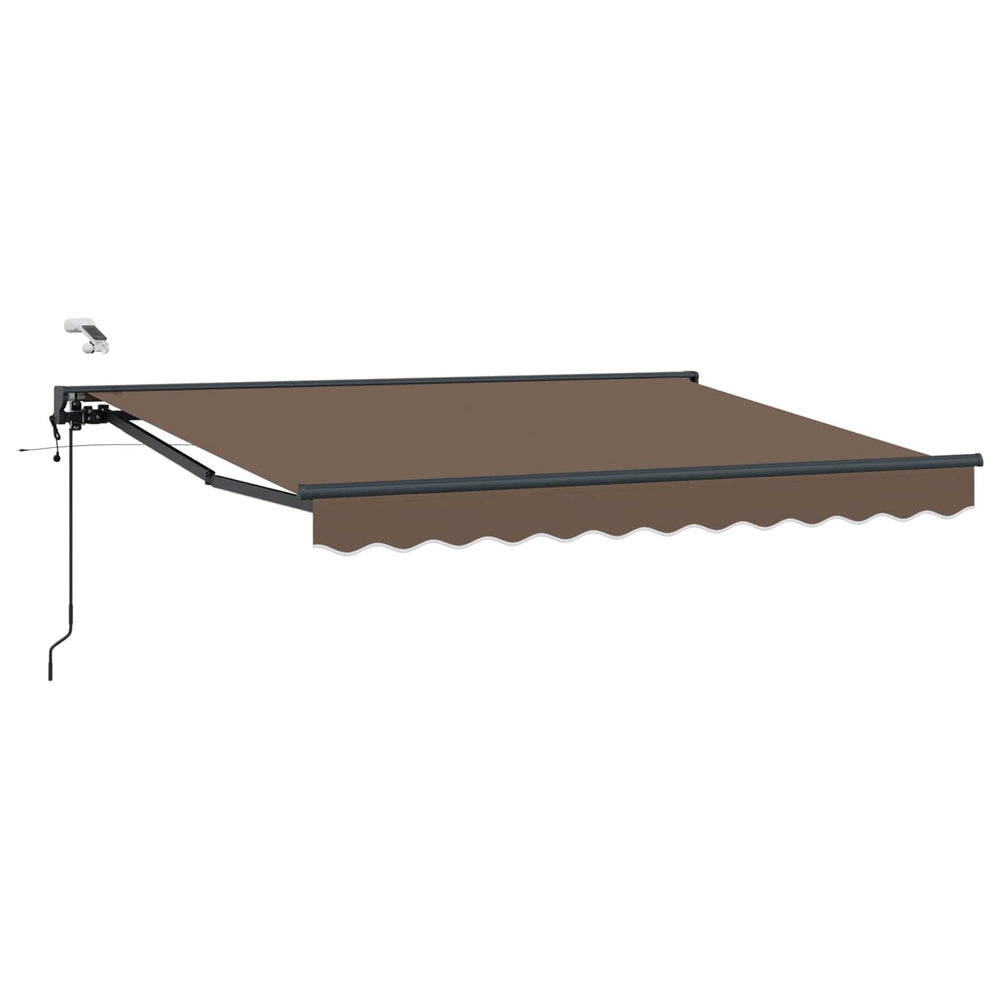 Elektrinė ištraukiama pavėsinė Taupe 5 × 3,5 m