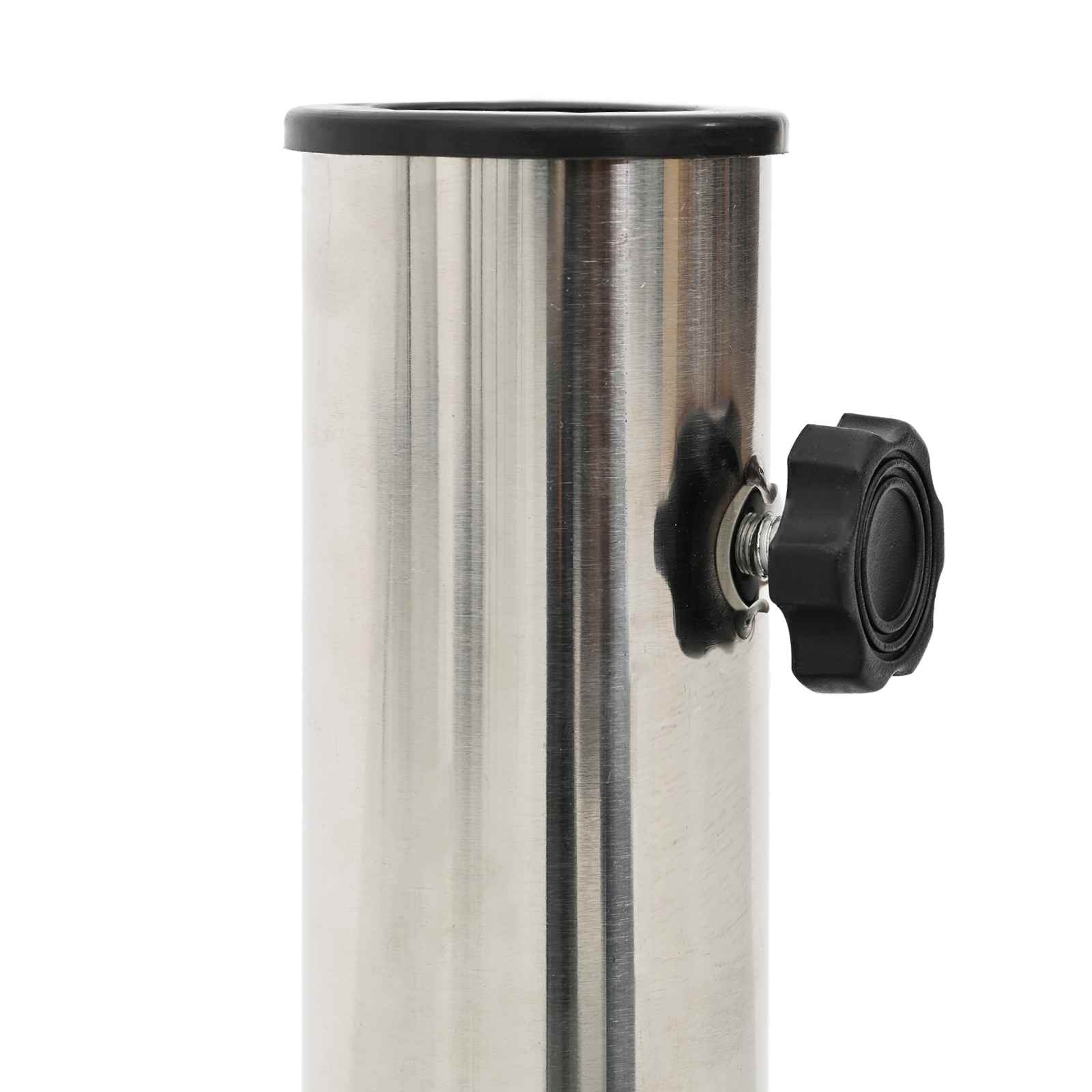 Granito skėtis su ratukais 40-50 mm stulpui 29 kg Juoda