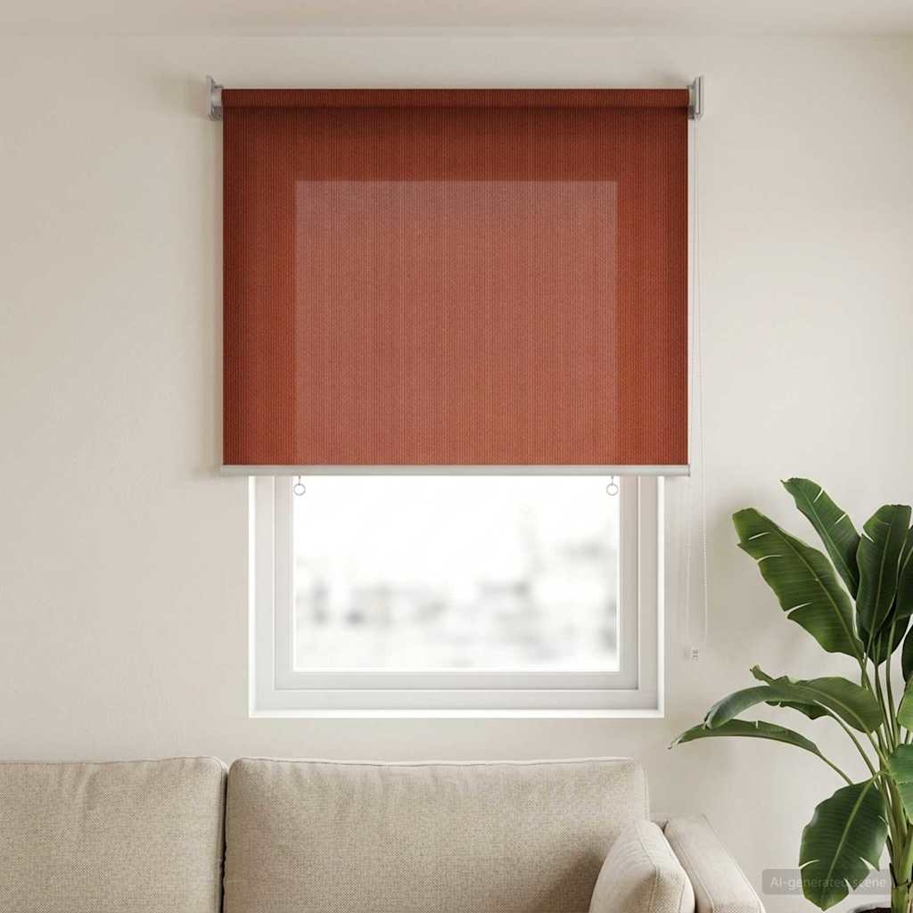 Lauko roletai 90% UV blokavimui Terakota 80 x 140 cm HDPE