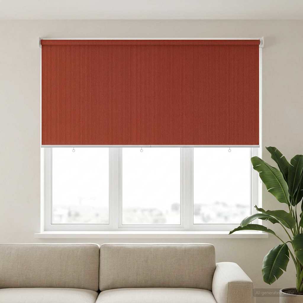 Lauko roletai 90% UV blokavimui Terakota 180 x 140 cm HDPE