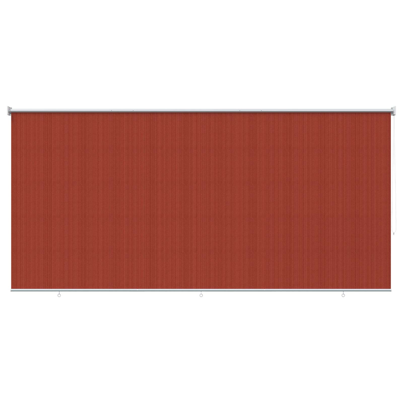 Lauko roletai 90% UV blokavimui Terakota 400 x 140 cm HDPE