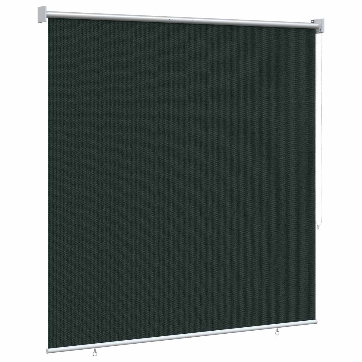 Lauko roletai 90% UV blokavimui Tamsiai žalia 140 x 140 cm HDPE