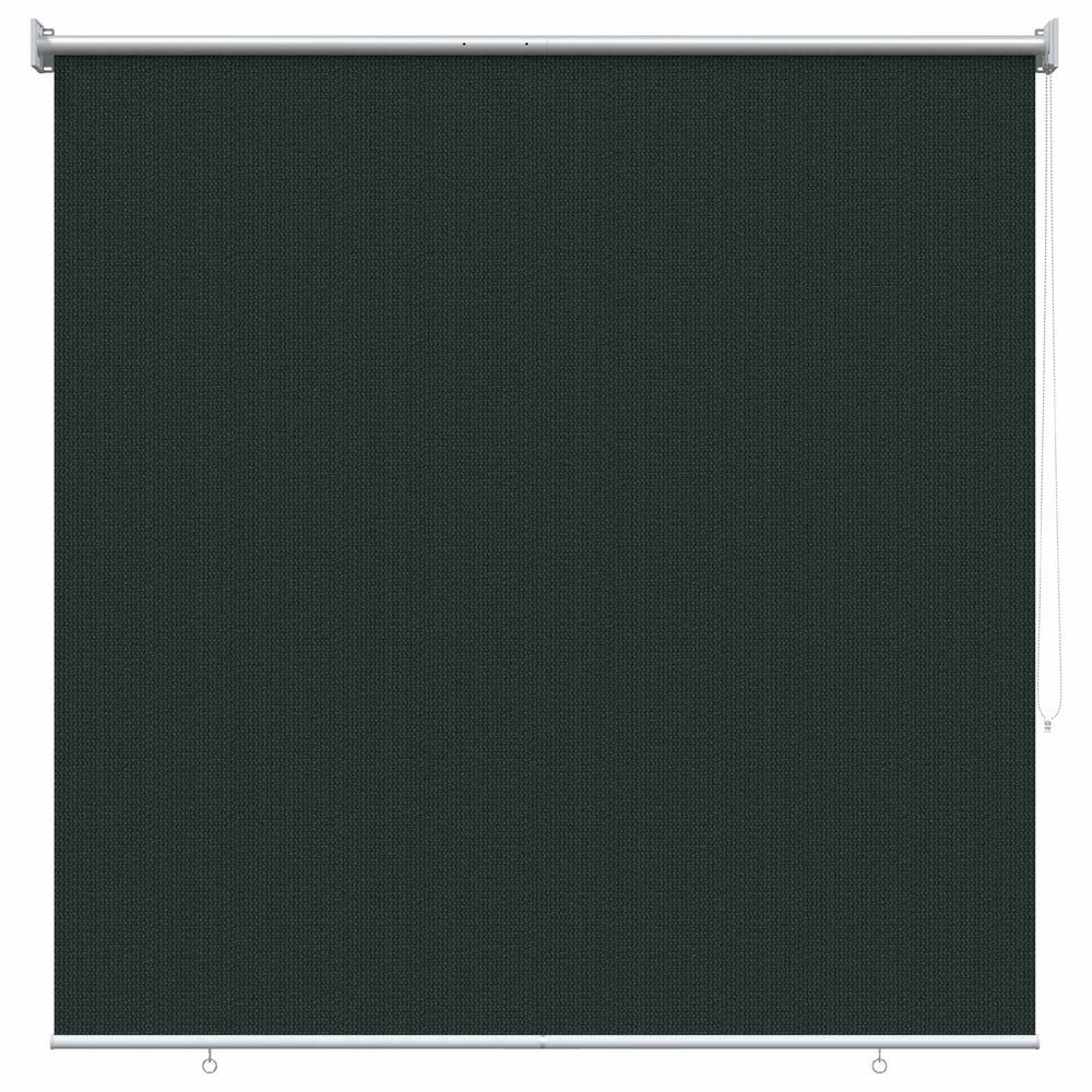 Lauko roletai 90% UV blokavimui Tamsiai žalia 140 x 140 cm HDPE