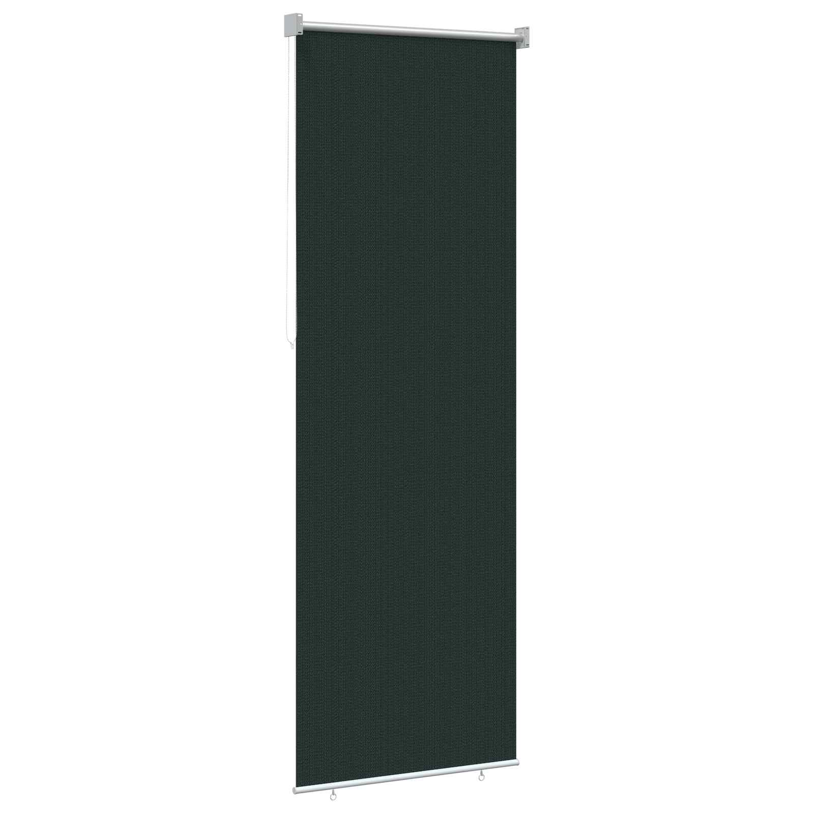 Lauko roletai 90% UV blokavimui Tamsiai žalia 80 x 230 cm HDPE