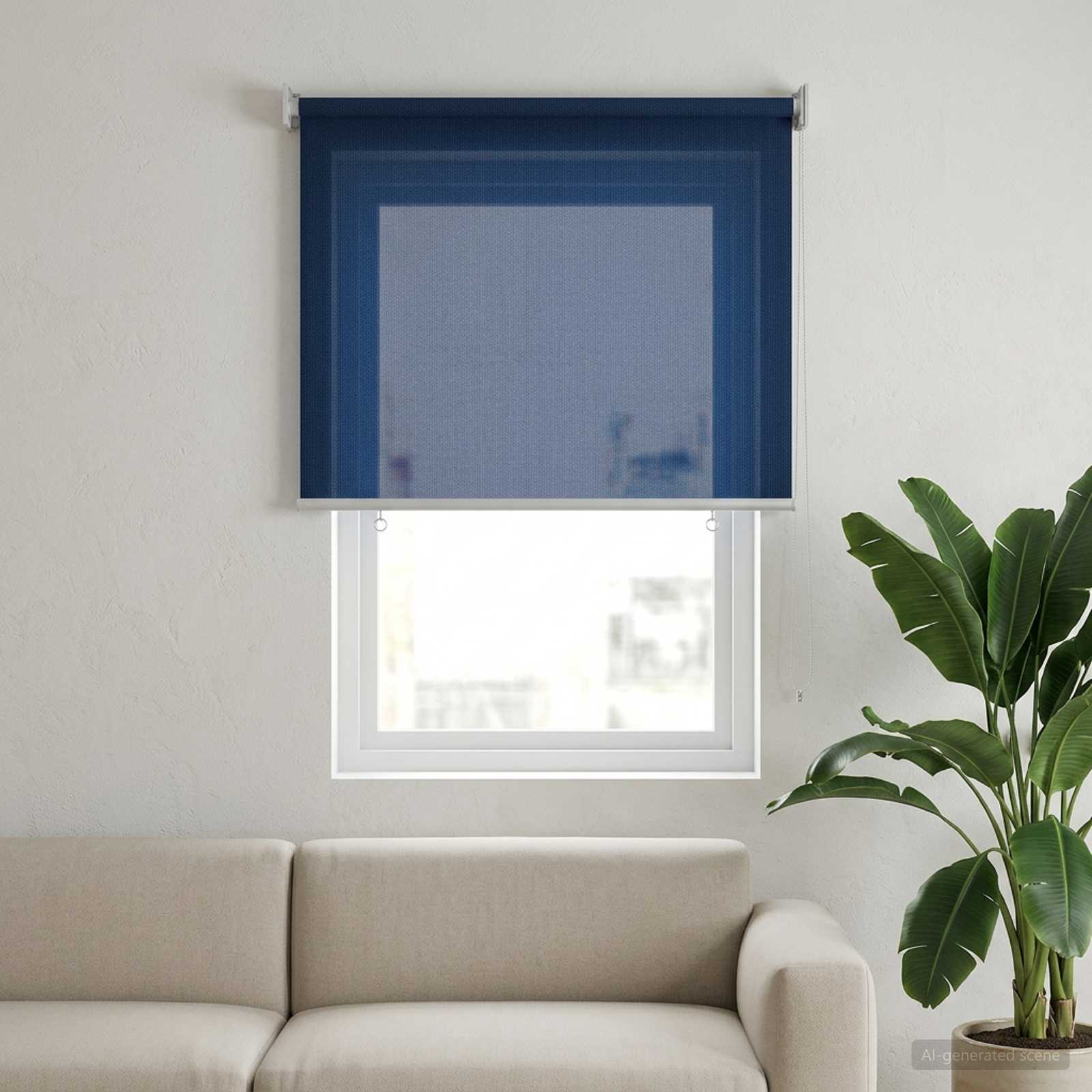 Lauko roletai 90% UV blokavimui Mėlyna 80 x 140 cm HDPE