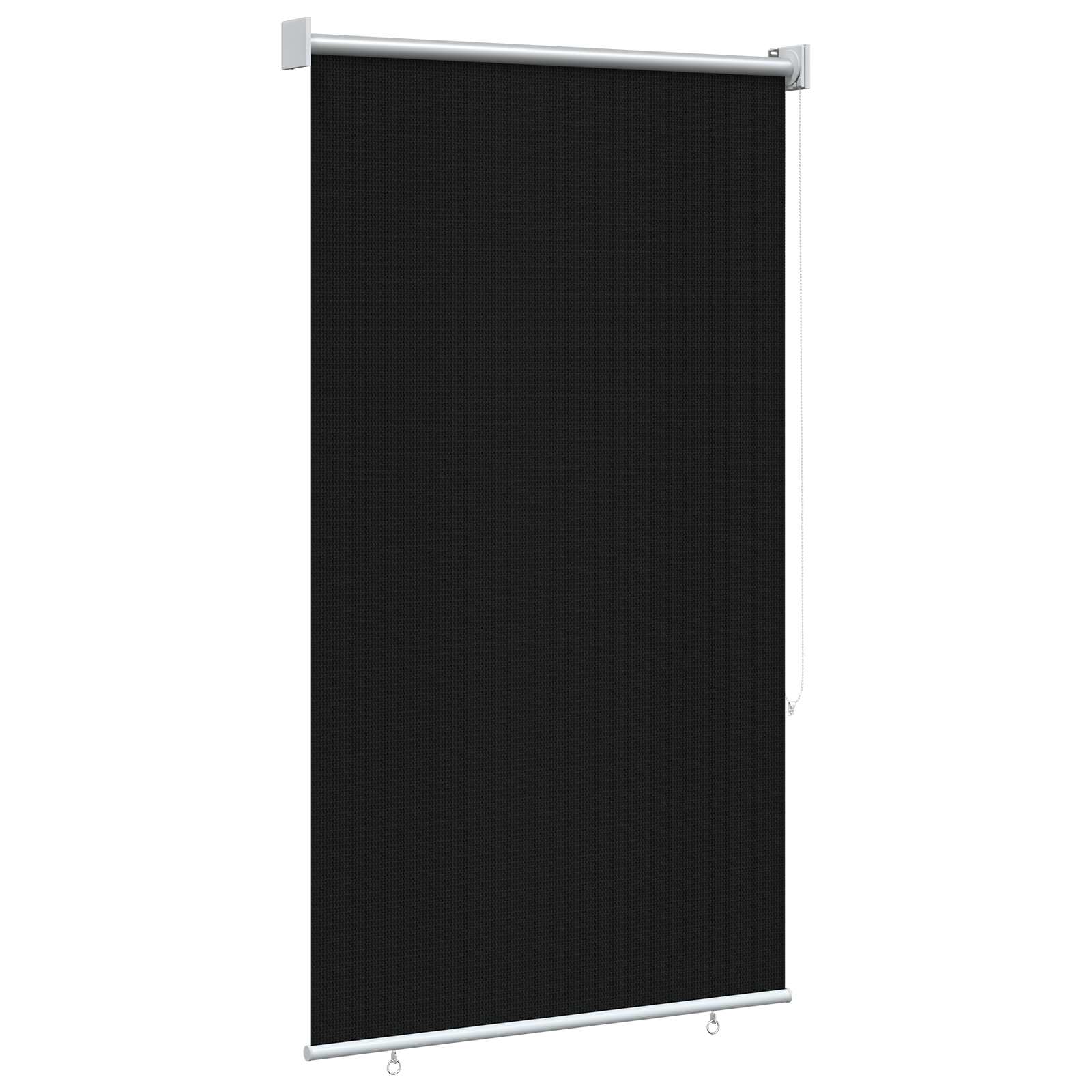 Lauko roletai 90% UV blokavimui Juoda 80 x 140 cm HDPE