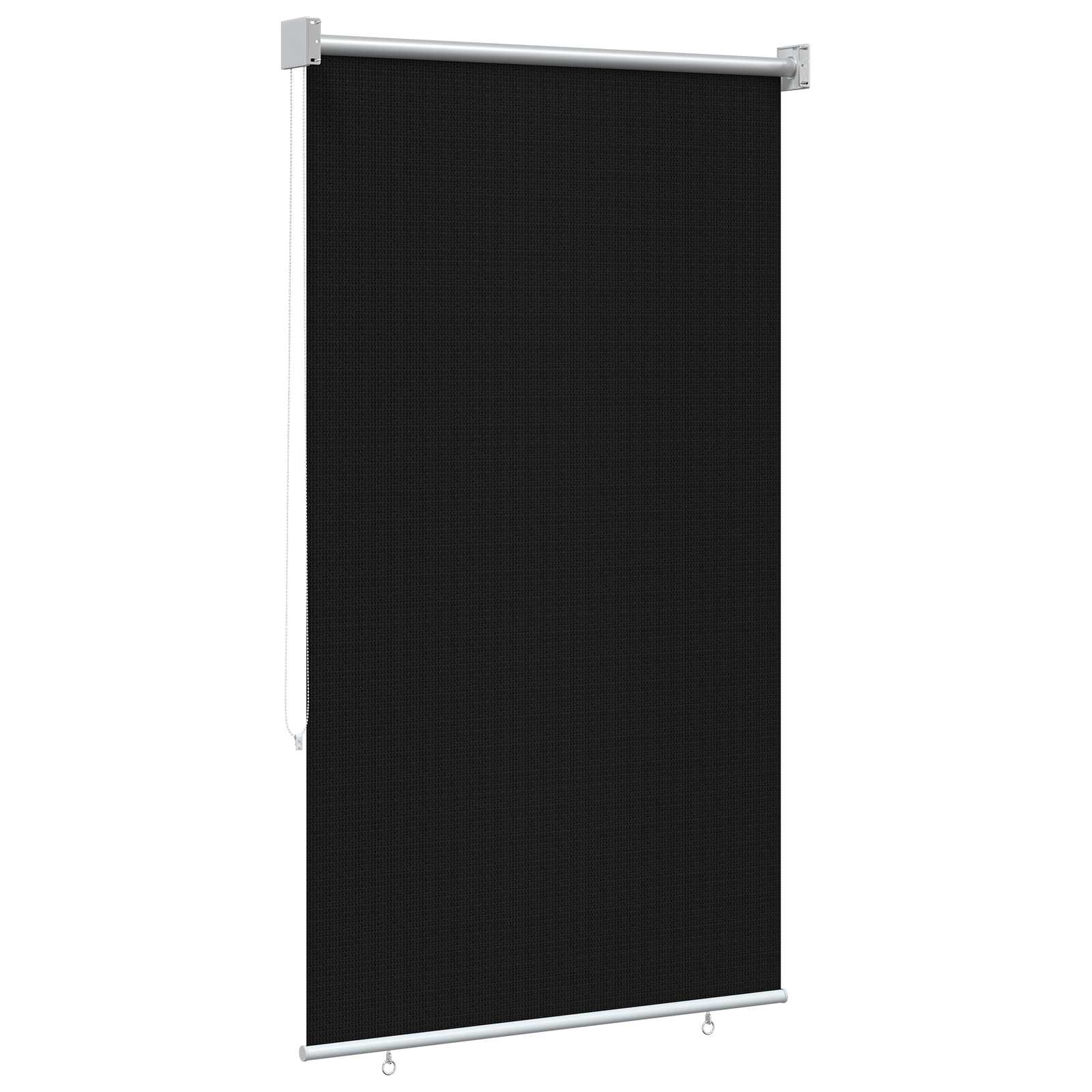 Lauko roletai 90% UV blokavimui Juoda 80 x 140 cm HDPE