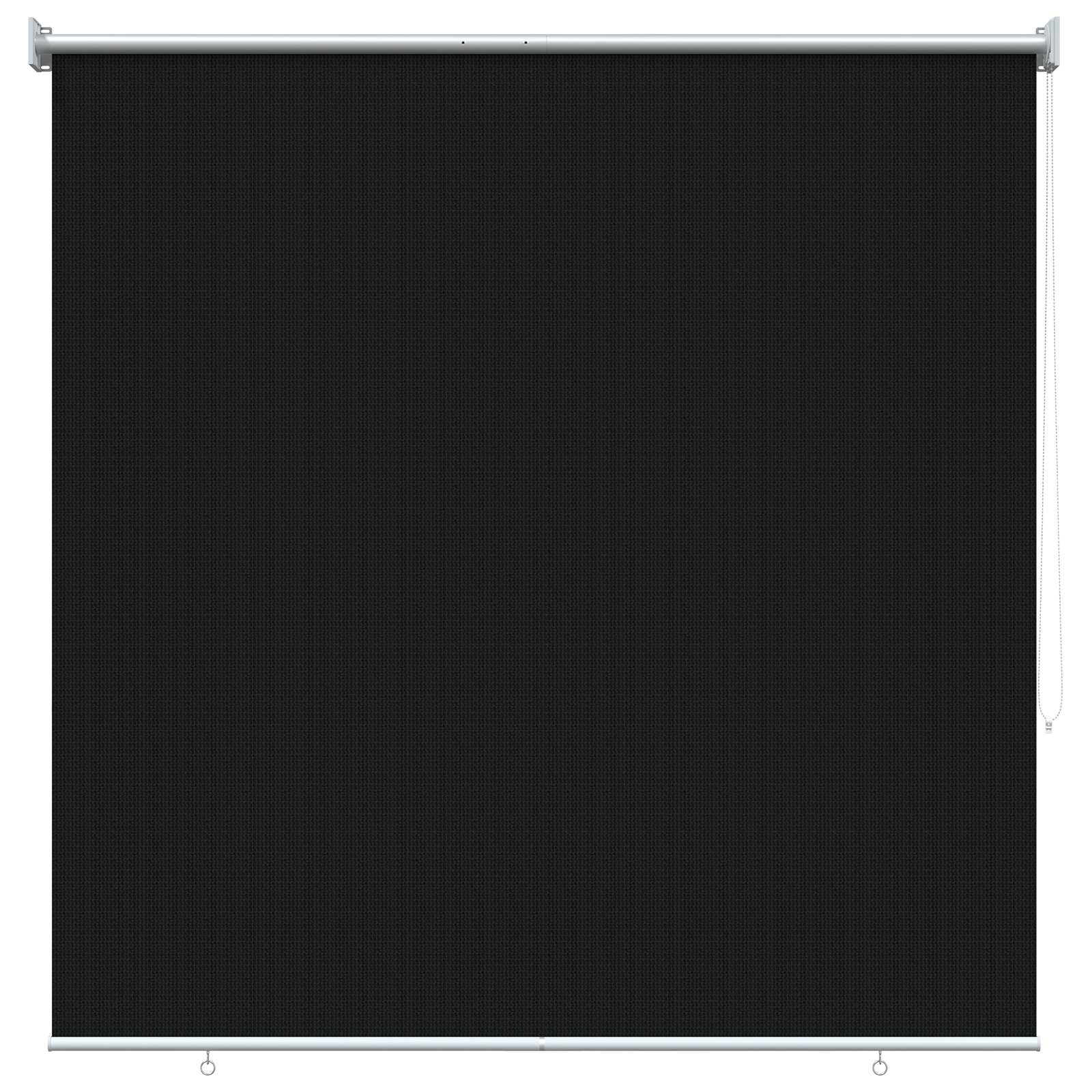 Lauko roletai 90% UV blokavimui Juoda 140 x 140 cm HDPE