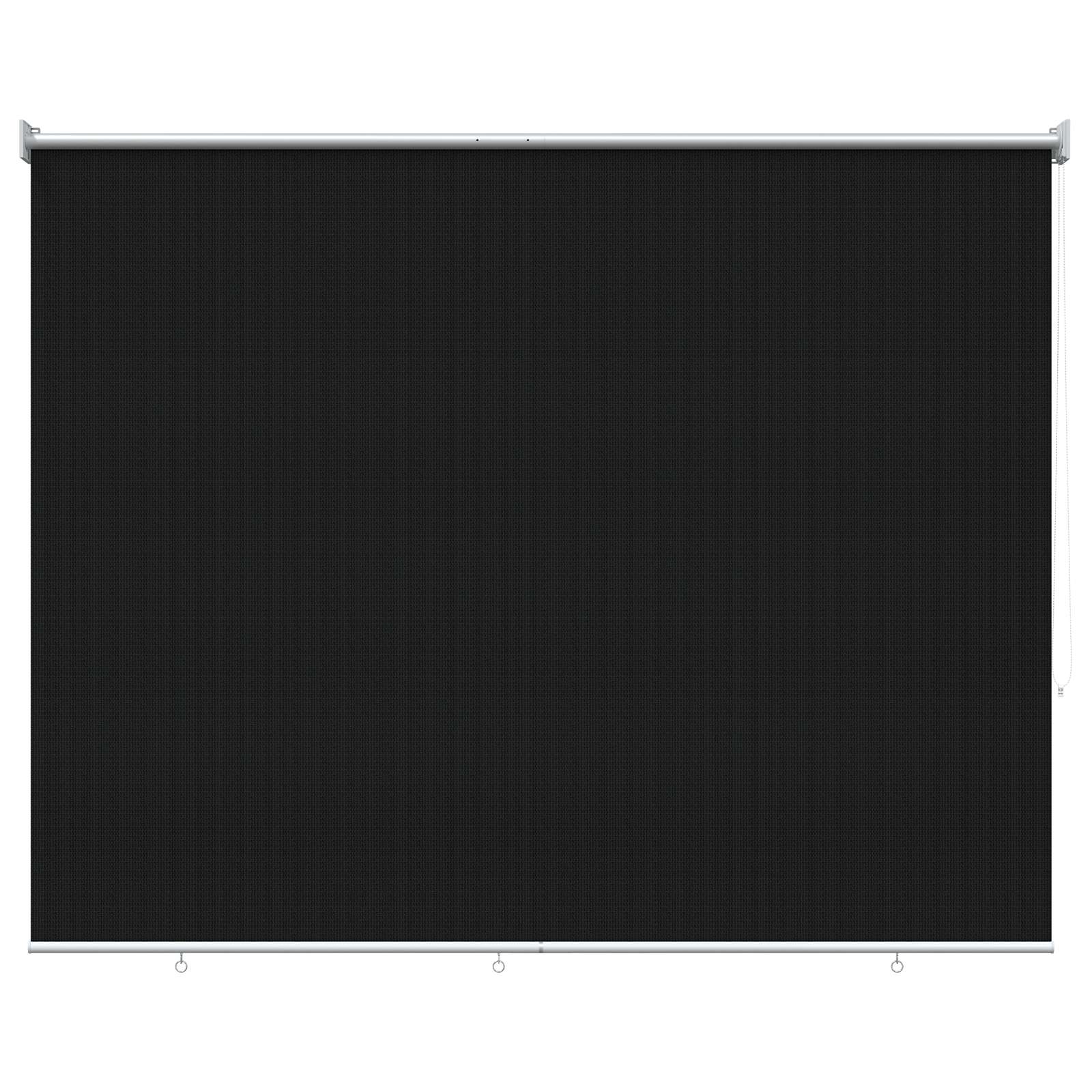 Lauko roletai 90% UV blokavimui Juoda 200 x 140 cm HDPE