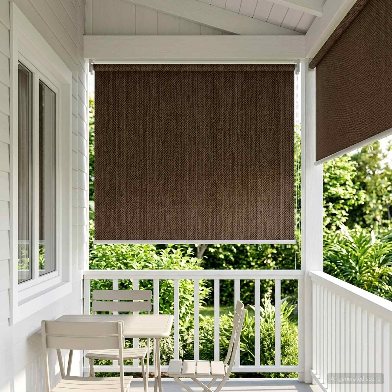 Lauko roletai 90% UV blokavimui Ruda 80 x 140 cm HDPE