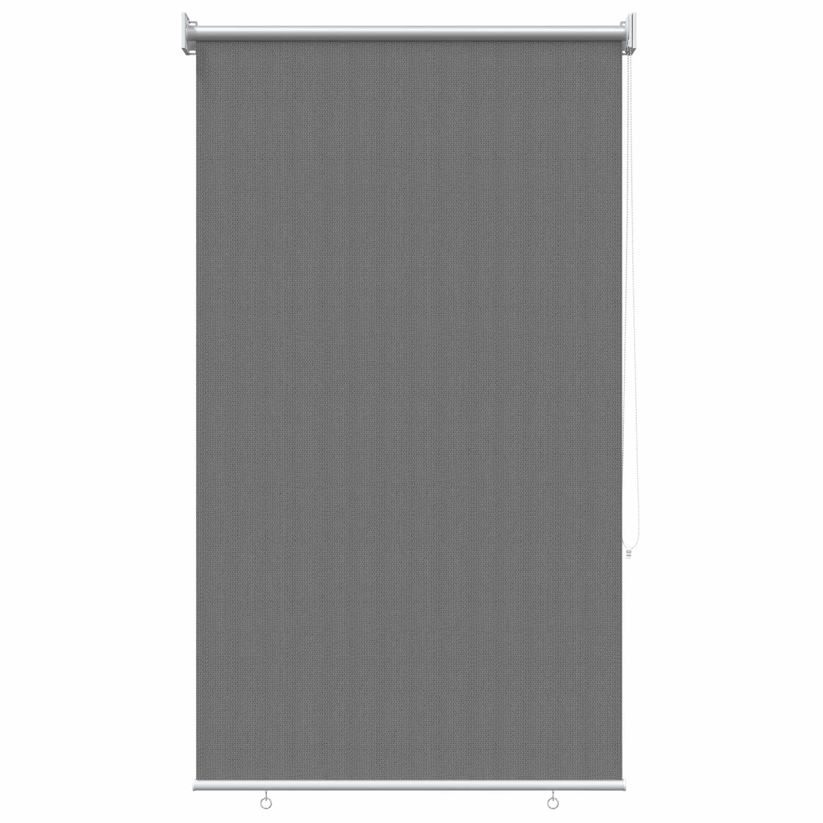Lauko roletai 90% UV blokavimui Šviesiai pilka 80 x 140 cm HDPE