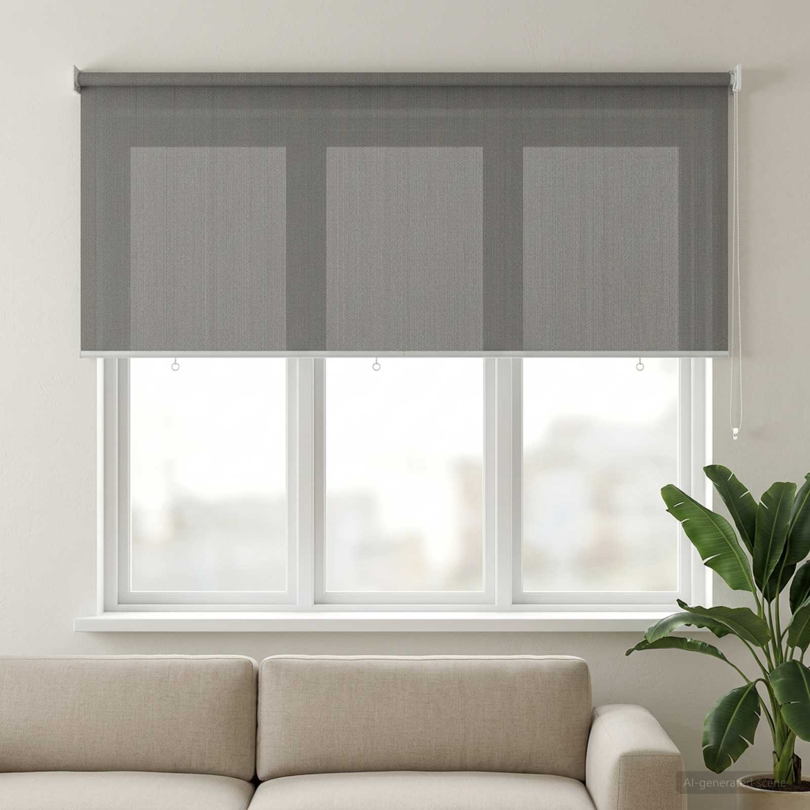 Lauko roletai 90% UV blokavimui Šviesiai pilka 180 x 140 cm