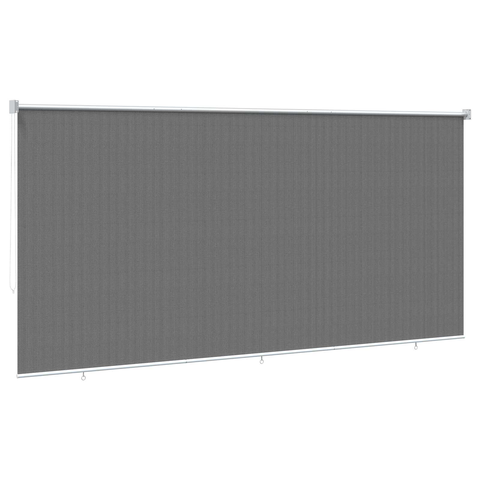 Lauko roletai 90% UV blokavimui Šviesiai pilka 300 x 140 cm