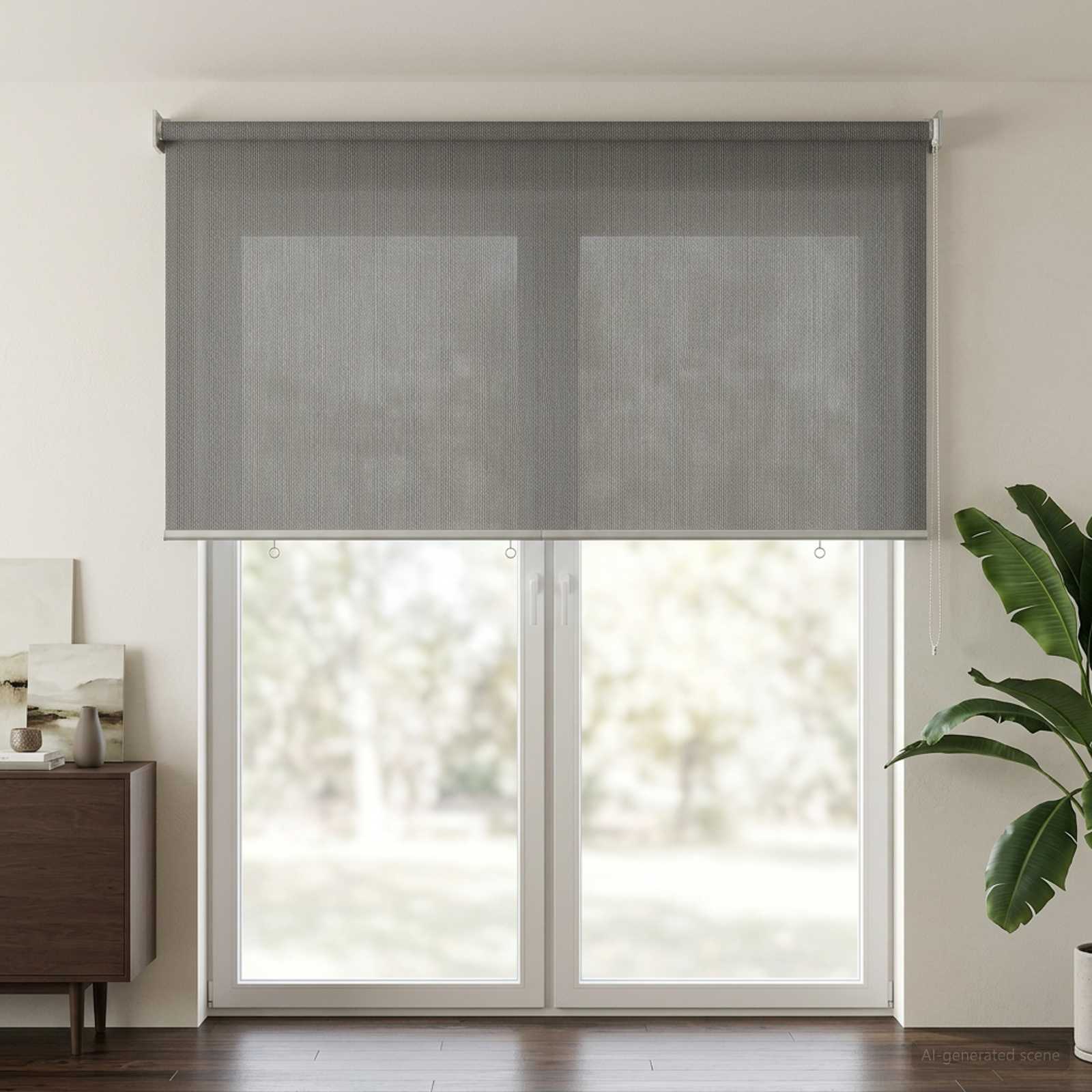 Lauko roletai 90% UV blokavimui Šviesiai pilka 160 x 230 cm