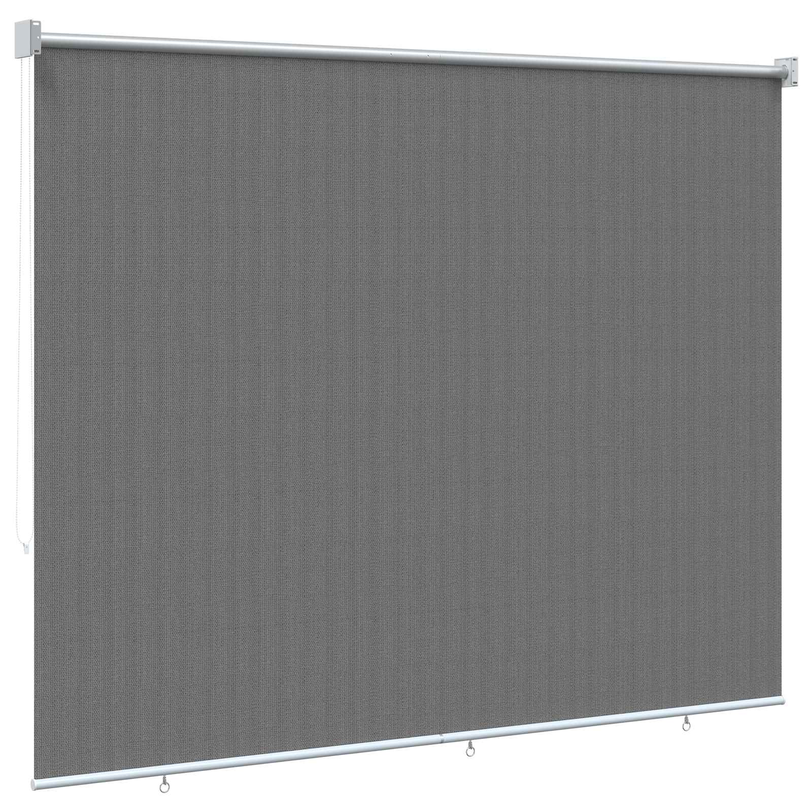 Lauko roletai 90% UV blokavimui Šviesiai pilka 200 x 230 cm