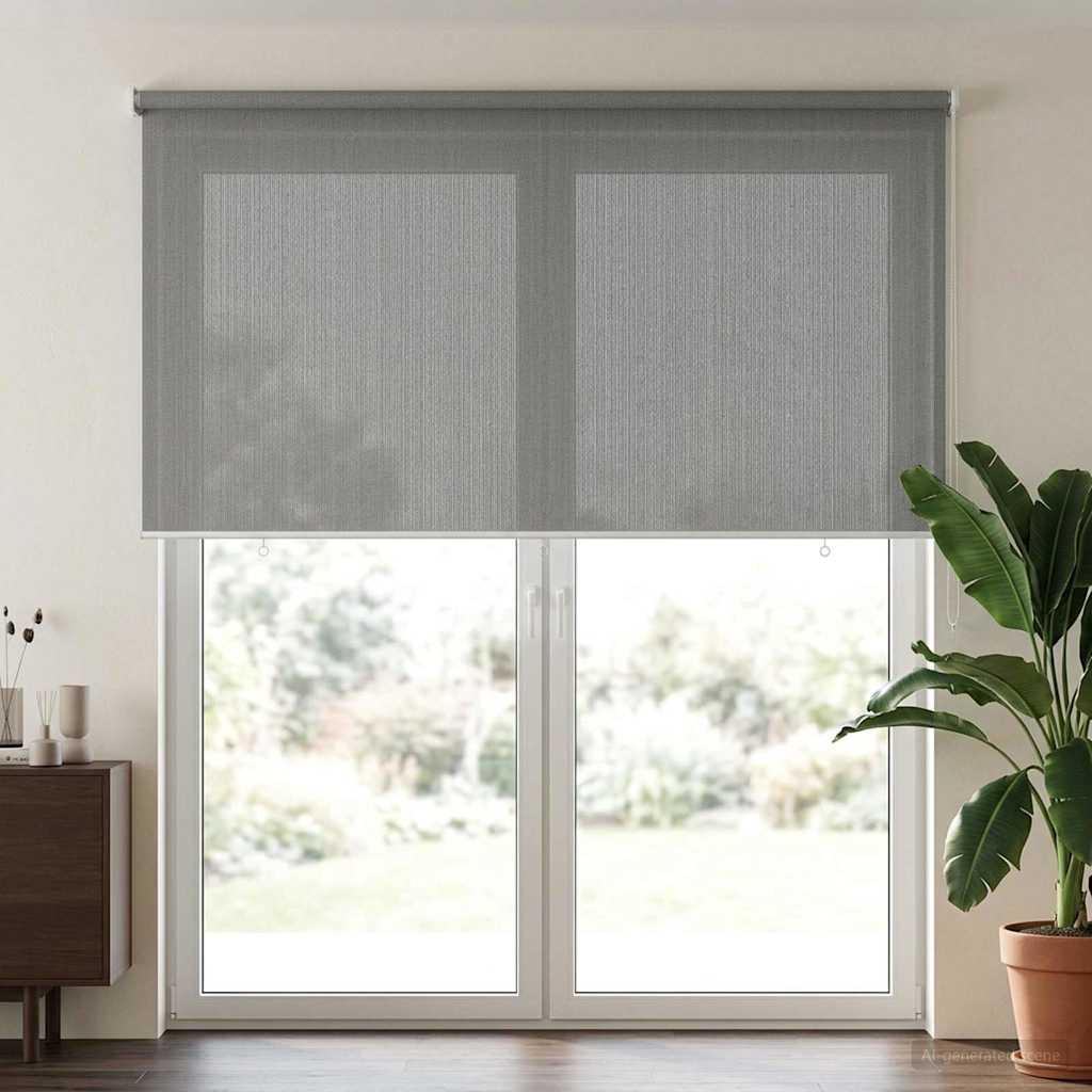 Lauko roletai 90% UV blokavimui Šviesiai pilka 240 x 230 cm
