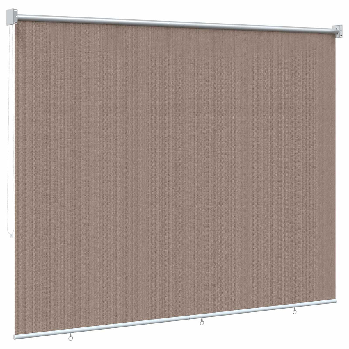 Lauko roletai 90% UV blokavimui Taupe 200 x 140 cm HDPE