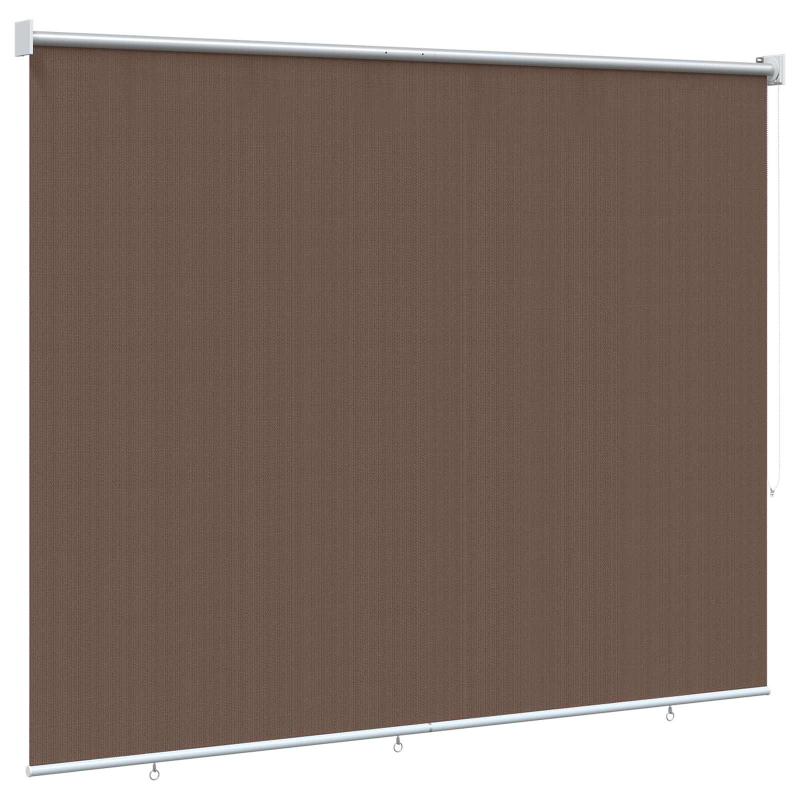 Lauko roletai 90% UV blokavimui Taupe 200 x 140 cm HDPE