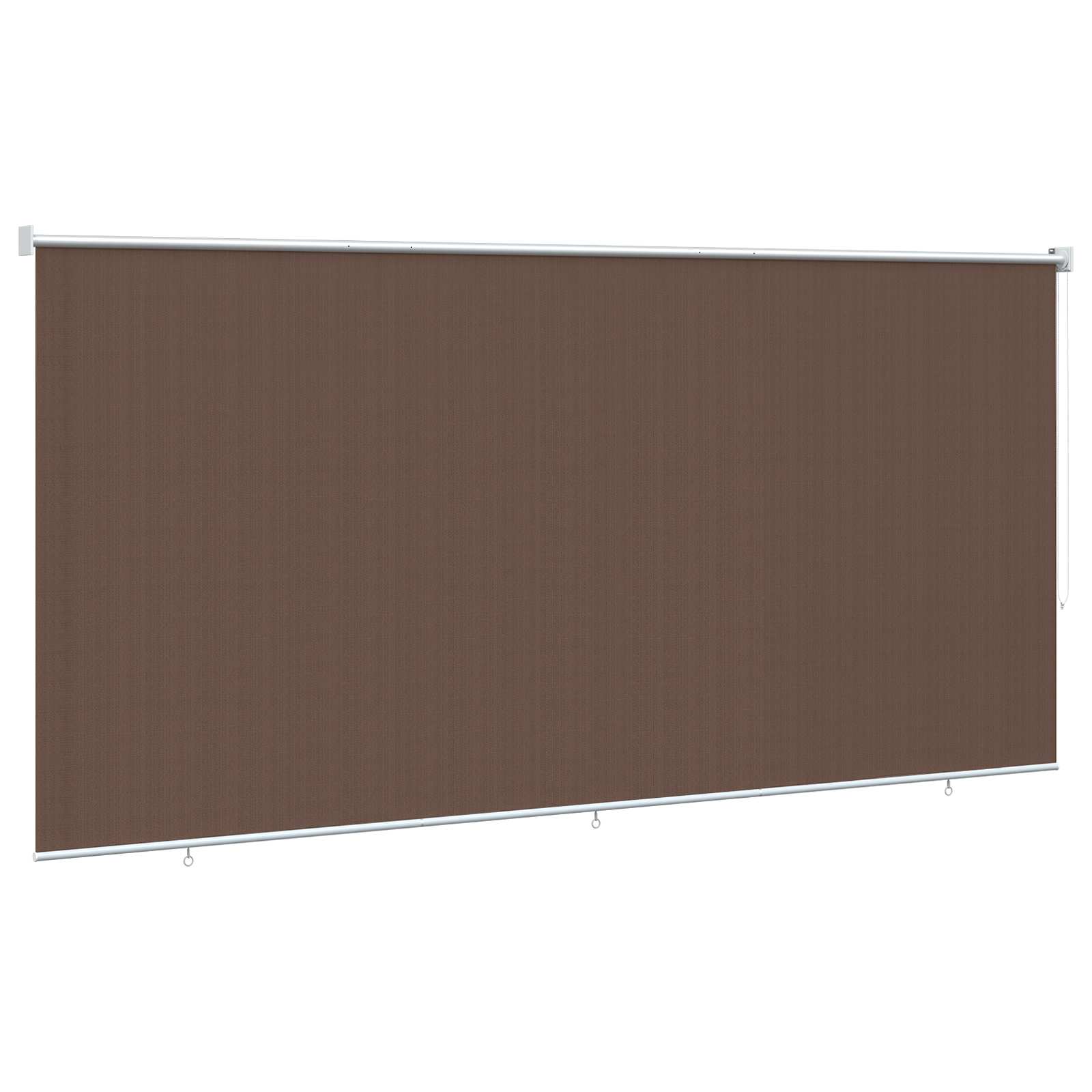 Lauko roletai 90% UV blokavimui Taupe 350 x 140 cm HDPE