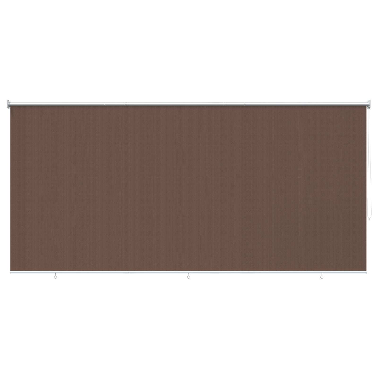 Lauko roletai 90% UV blokavimui Taupe 350 x 140 cm HDPE