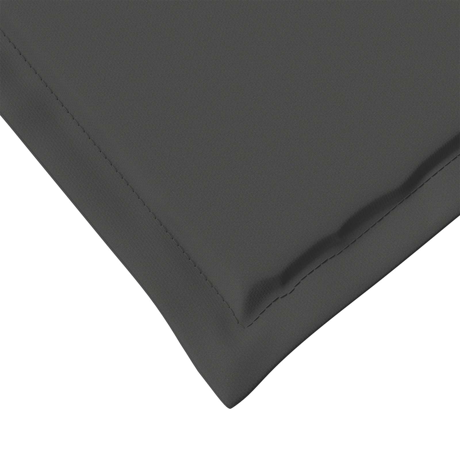 Sėdynių pagalvėlės 2 pcs Antracito 47 x 36 x 2 cm Poliesteris