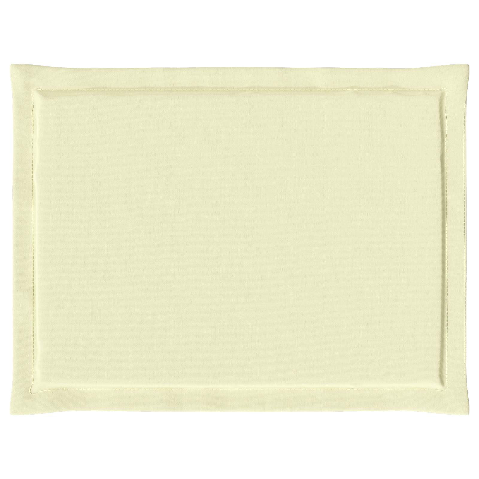 Sėdynių pagalvėlės 4 pcs Kreminė 47 x 36 x 2 cm Poliesteris