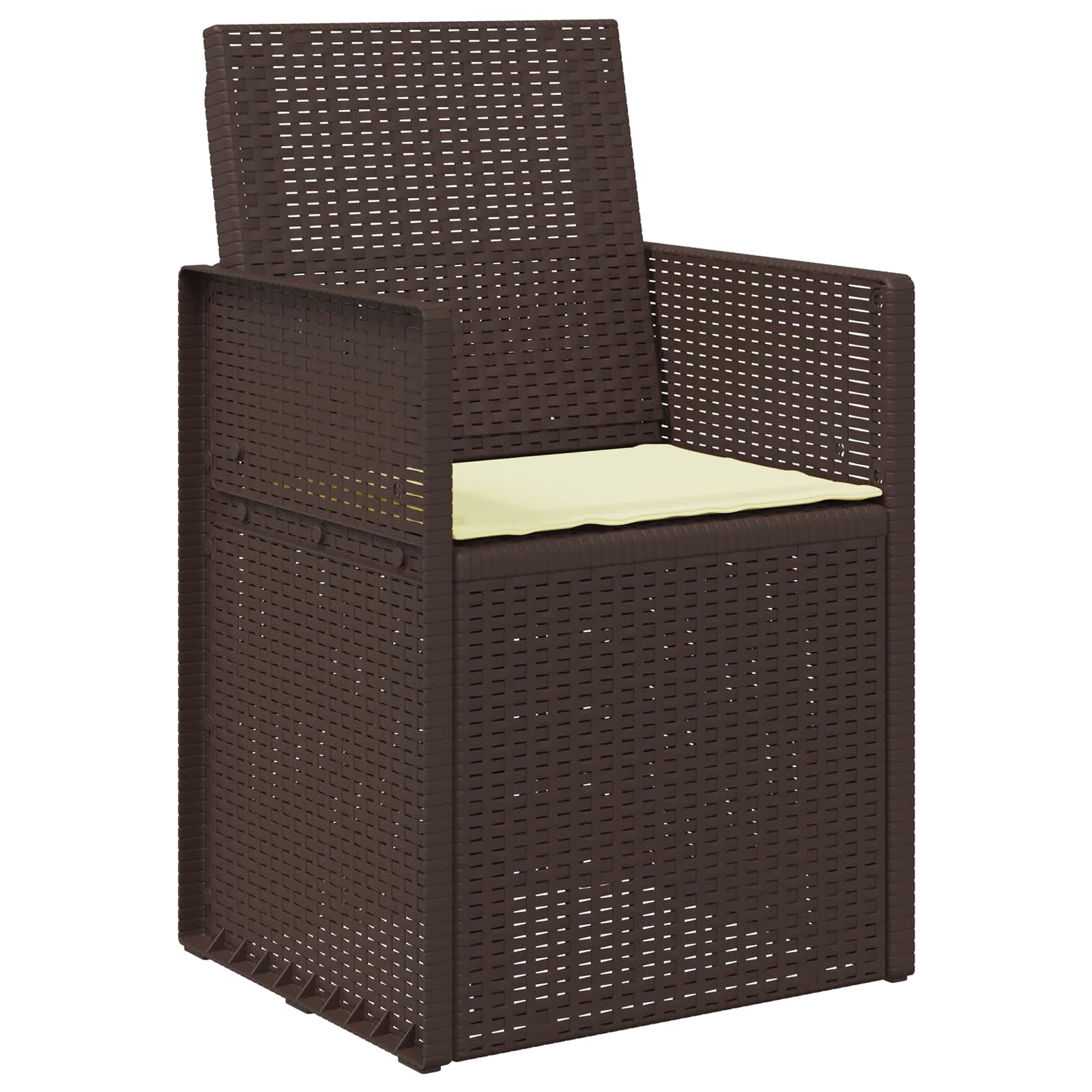 Sėdynių pagalvėlės 4 pcs Kreminė 47 x 36 x 2 cm Poliesteris