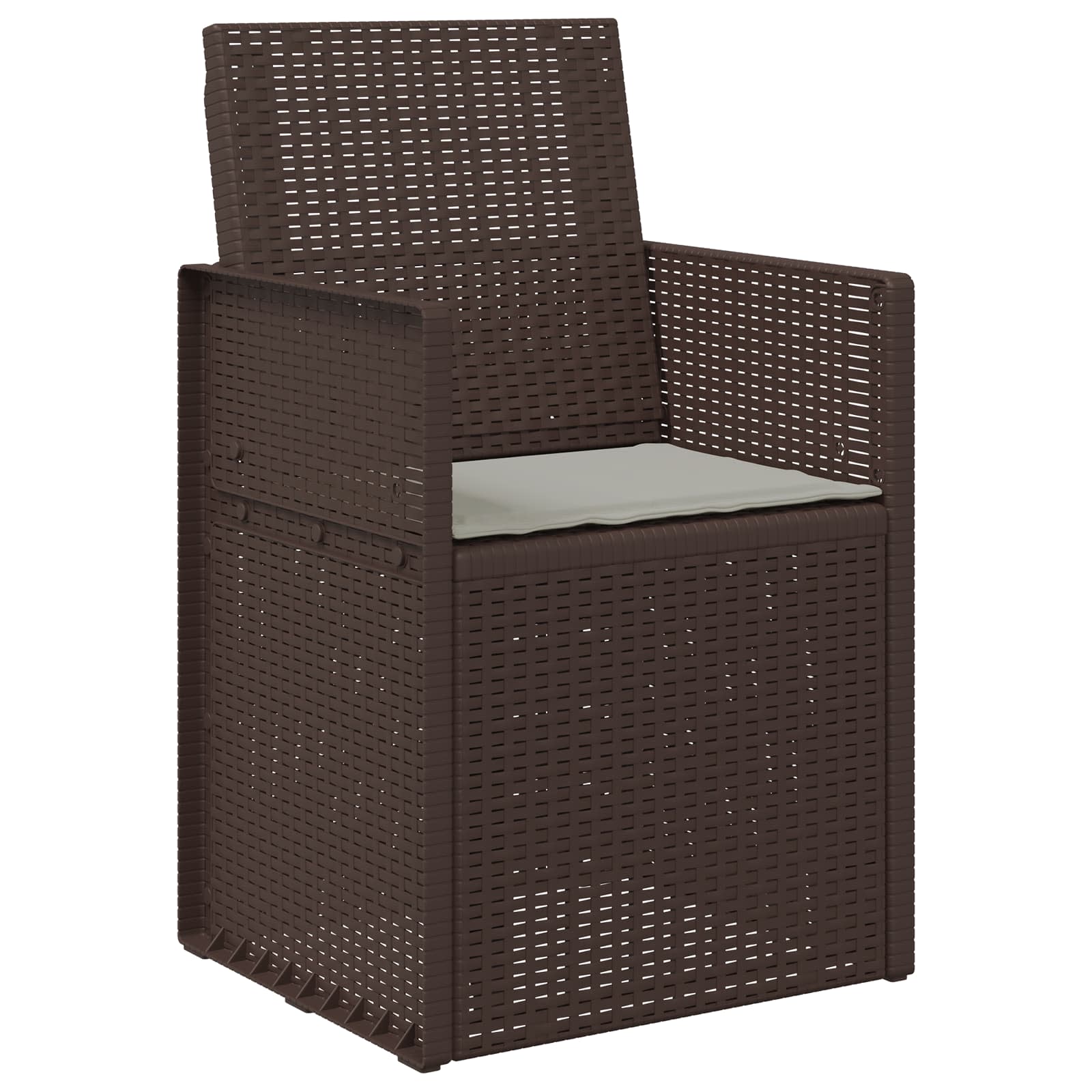 Sėdynių pagalvėlės 4 pcs Šviesiai pilka 47 x 36 x 2 cm