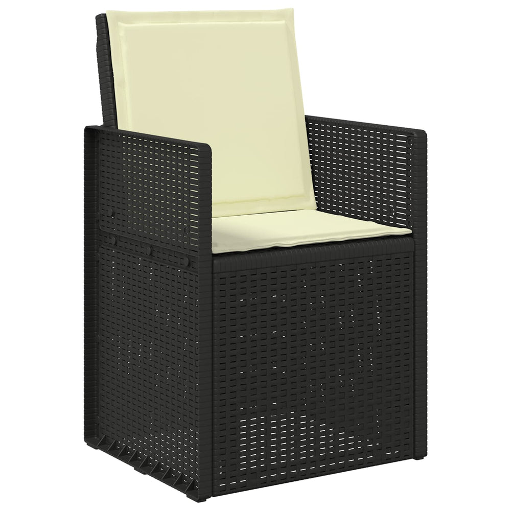 Sėdynės ir nugaros pagalvėlės 2 pcs Kreminė 47 x 45 x 2 cm