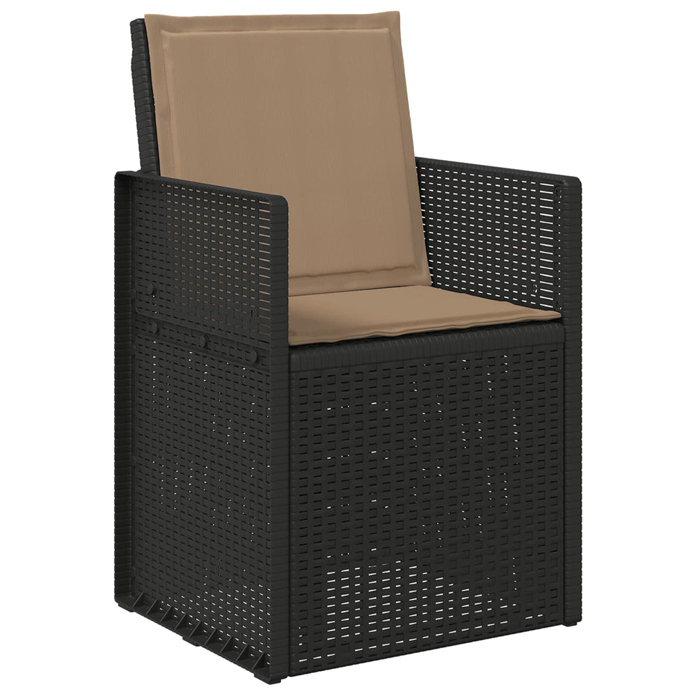 Sėdynės ir nugaros pagalvėlės 2 pcs Taupe 47 x 45 x 2 cm