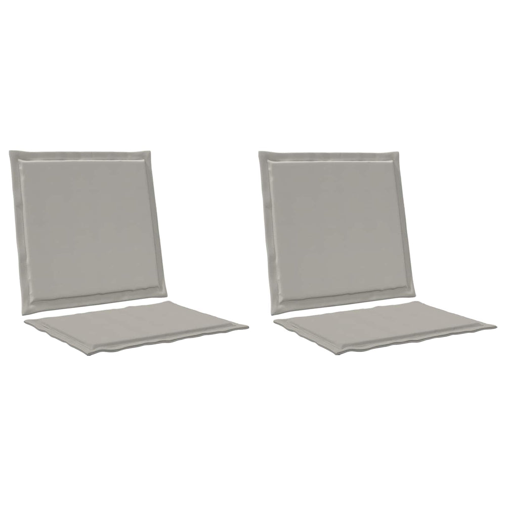 Sėdynės ir nugaros pagalvėlės 2 pcs Šviesiai pilka