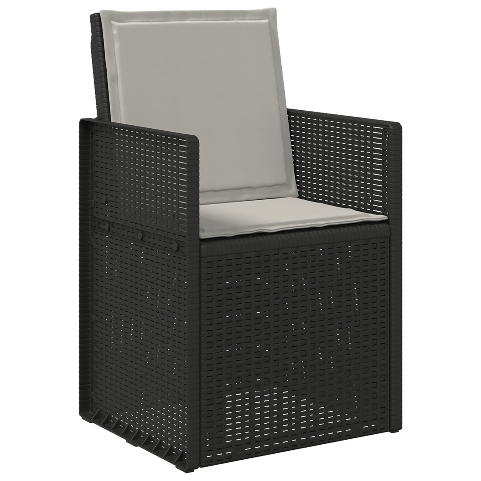 Sėdynės ir nugaros pagalvėlės 4 pcs Šviesiai pilka