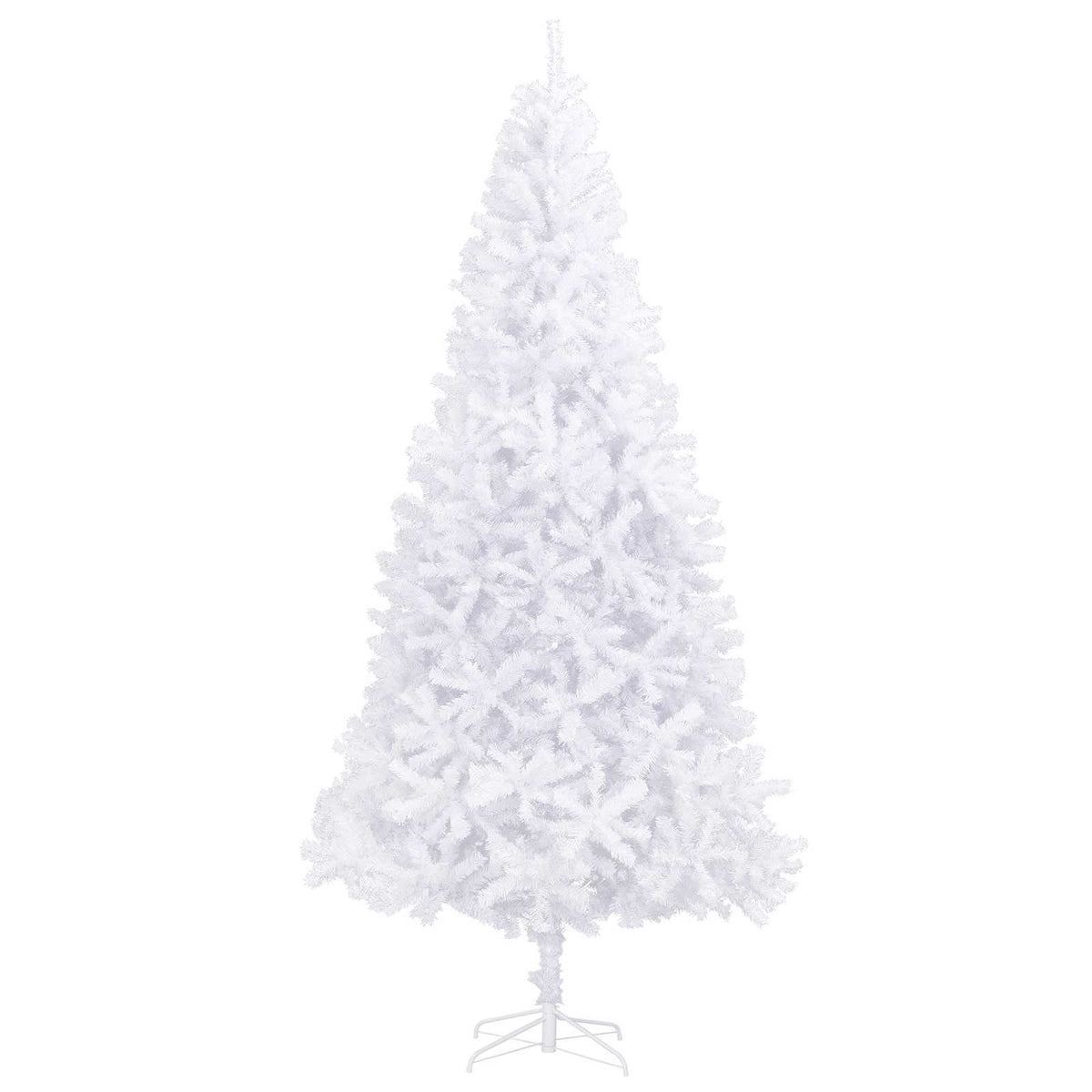 Dirbtinė Kalėdų eglutė su 300 LED Balta 300 cm PVC ir Plienas