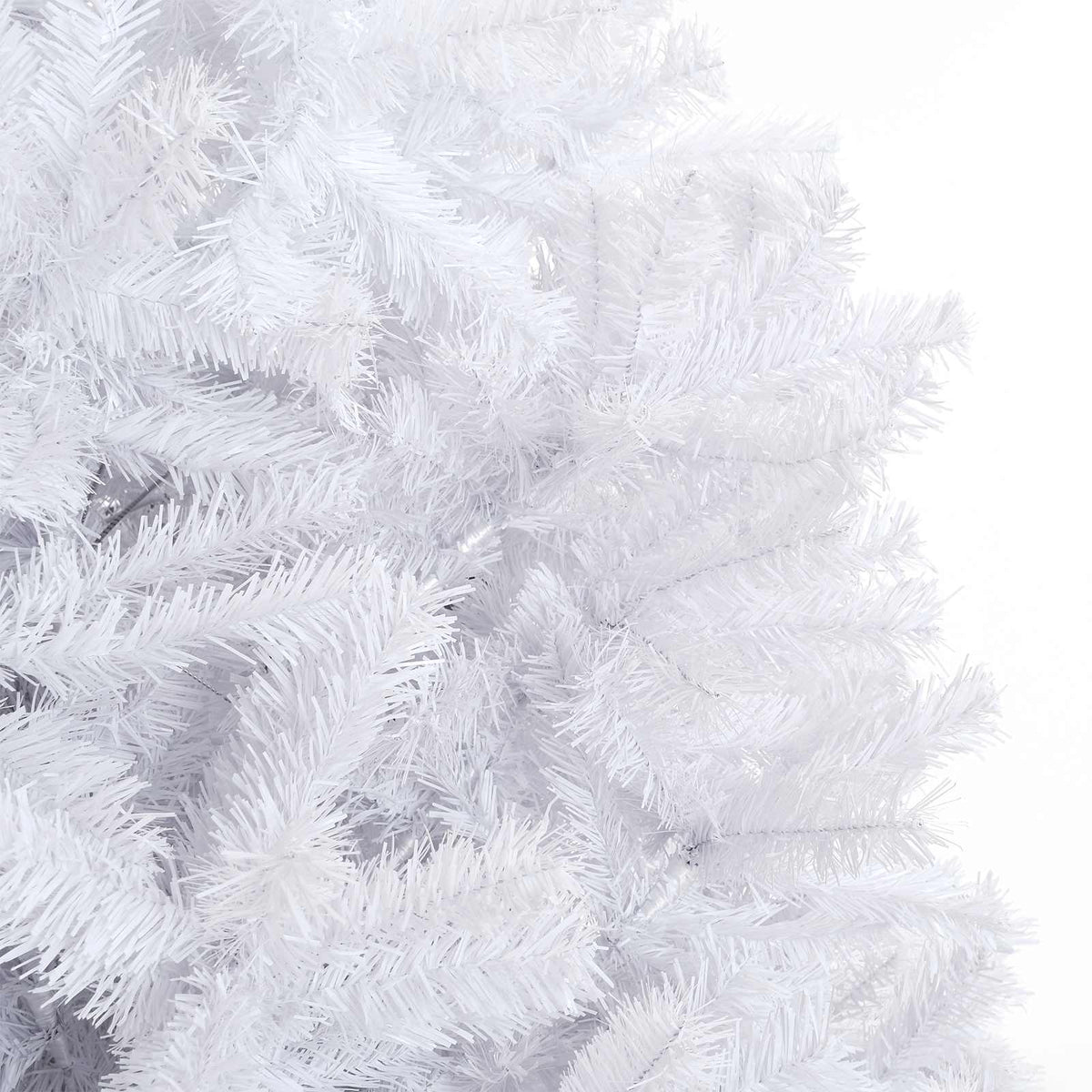 Dirbtinė Kalėdų eglutė su 300 LED Balta 300 cm PVC ir Plienas