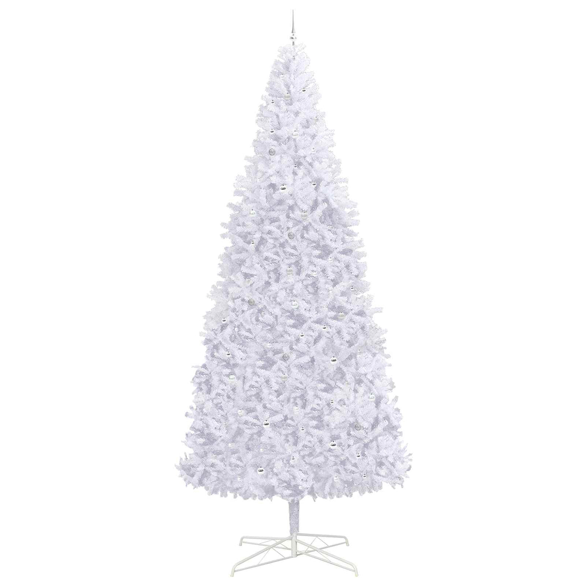 Dirbtinė Kalėdų eglutė su 300 LED Balta 400 cm PVC ir Plienas